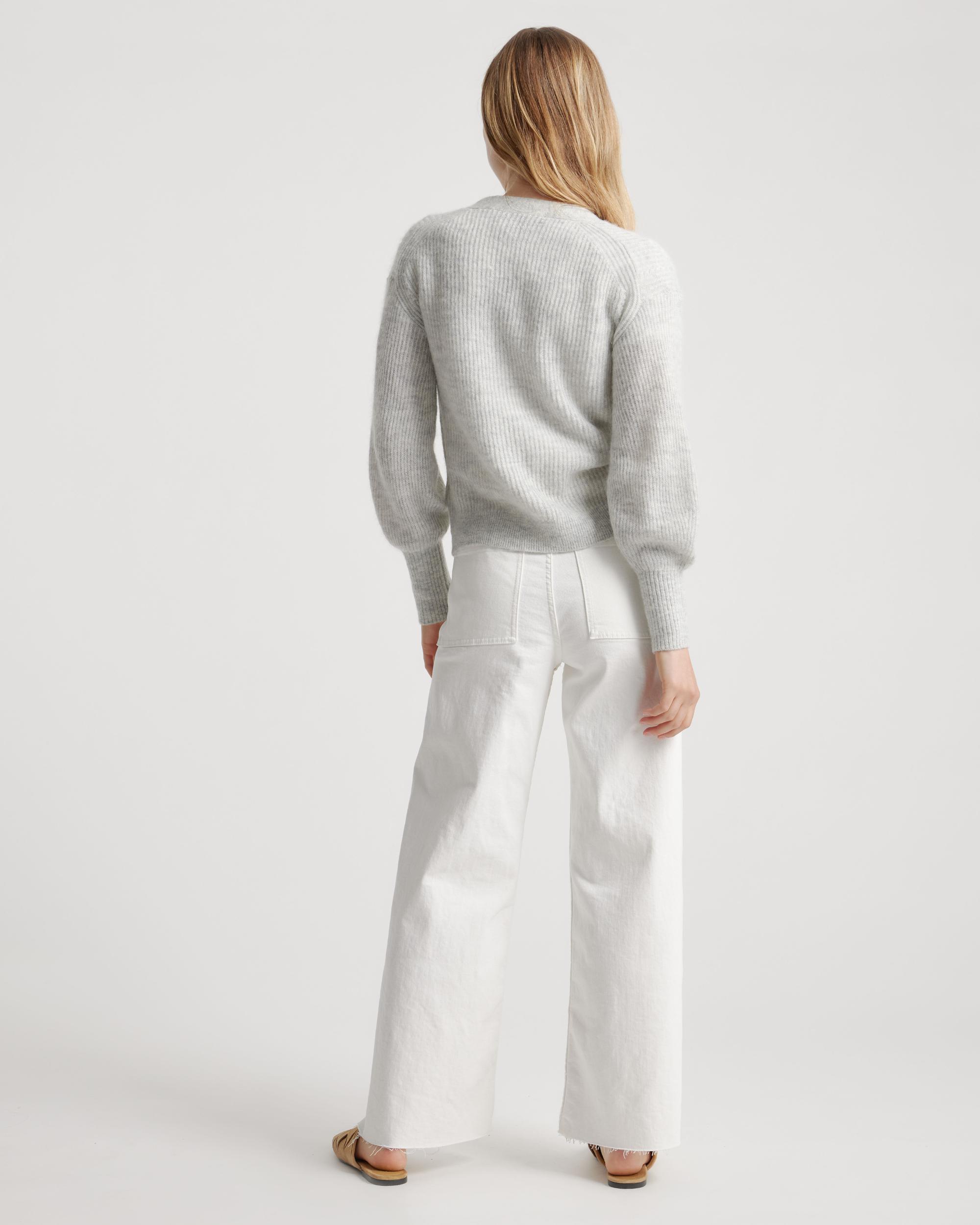 Quince | Women's Alpaca Cropped Cardigan Sweater Size XS Product Image