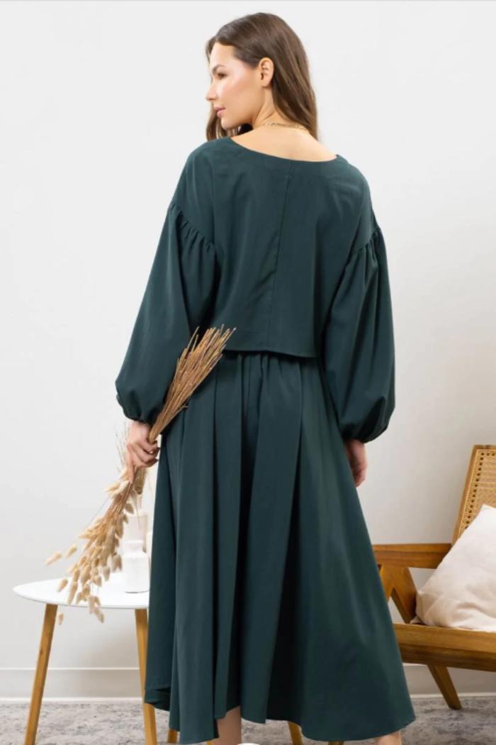 Solid Maxi Skirt Product Image