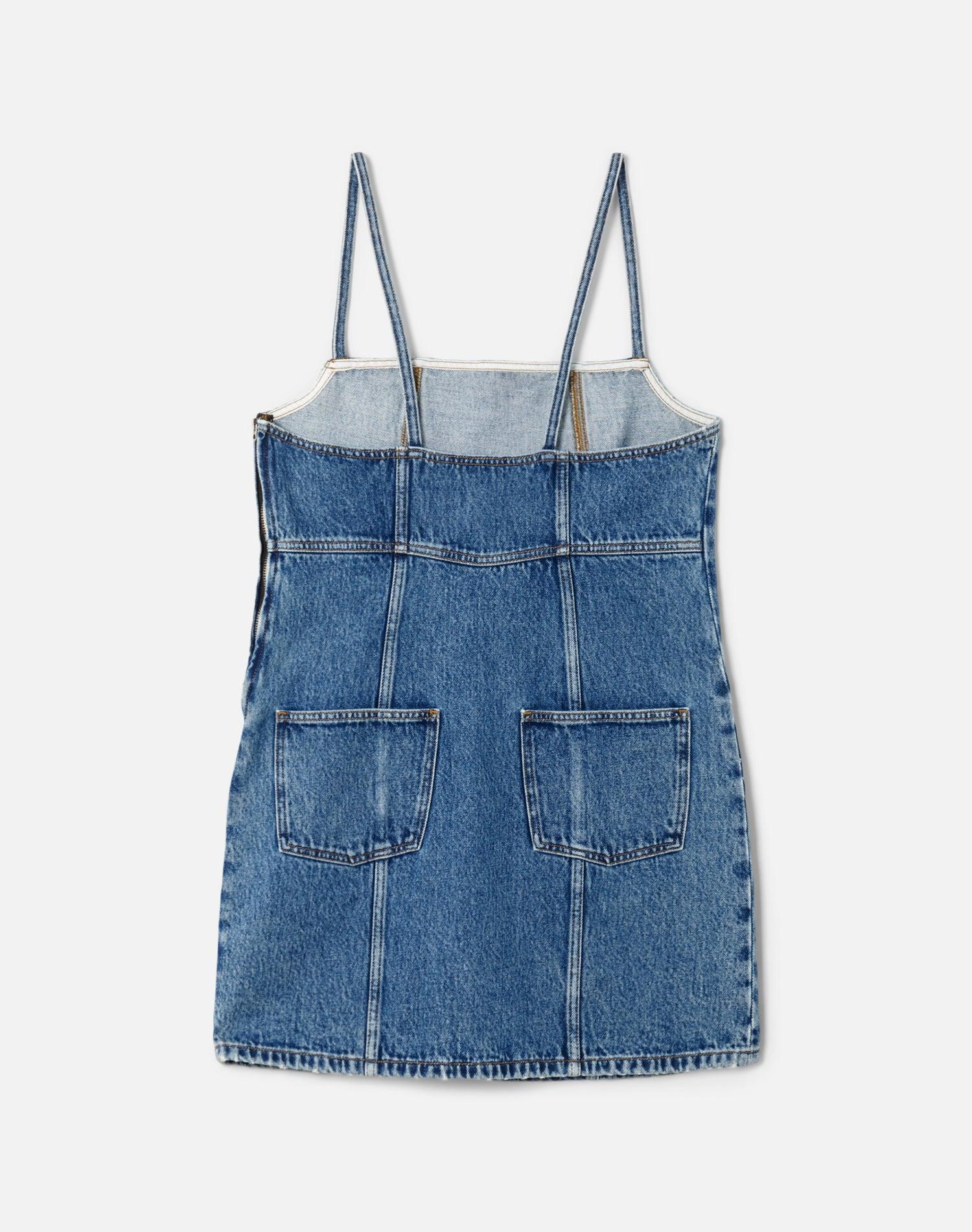 The Margo Mini Dress - Blue Mere Product Image