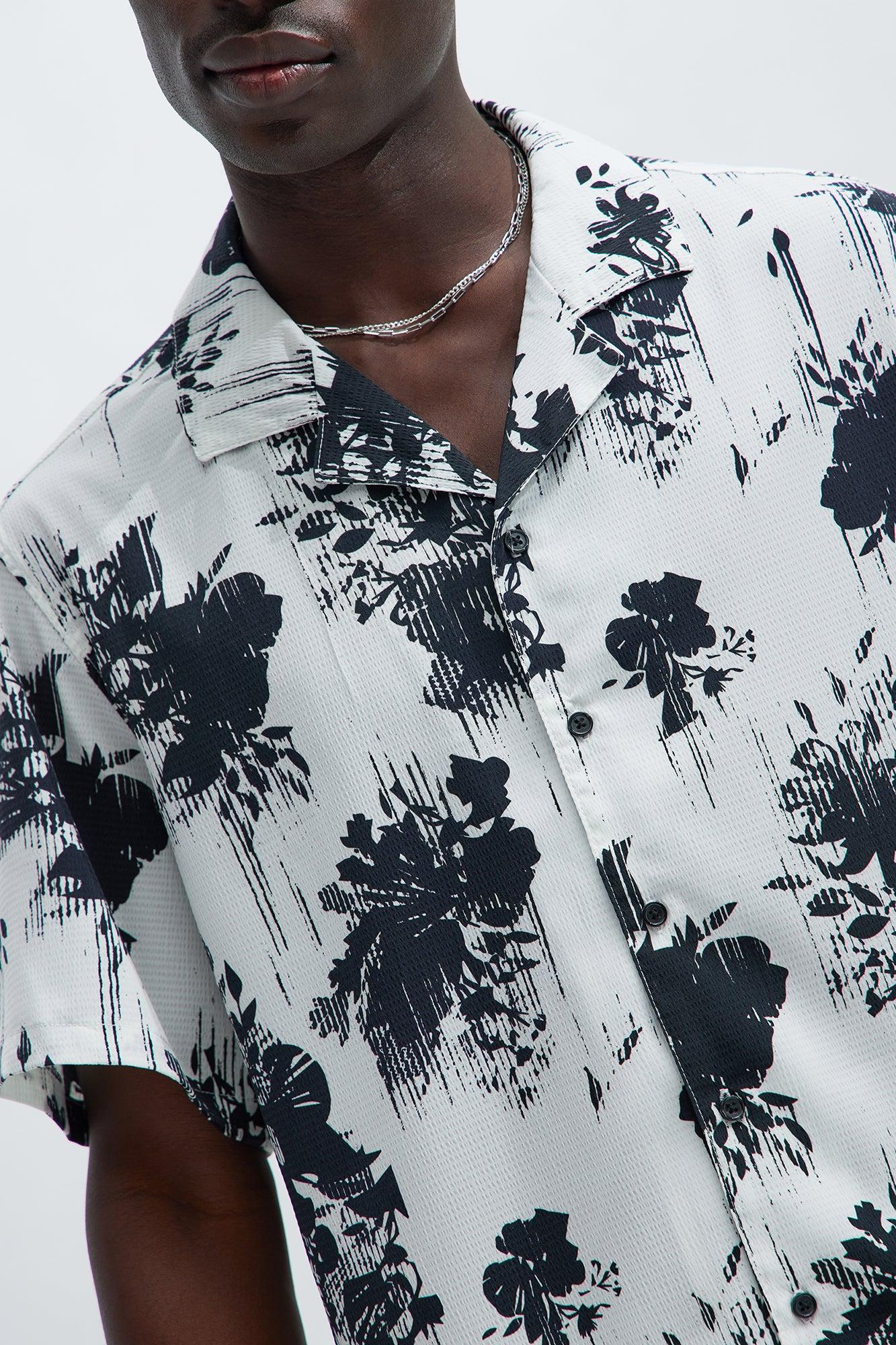 Luna Flor Textured Shirt - Black/combo Product Image