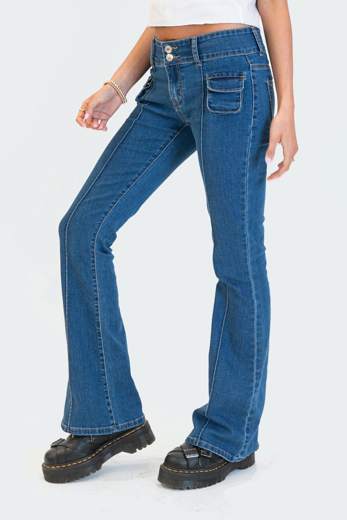 Harriot Low-Rise Jeans Product Image