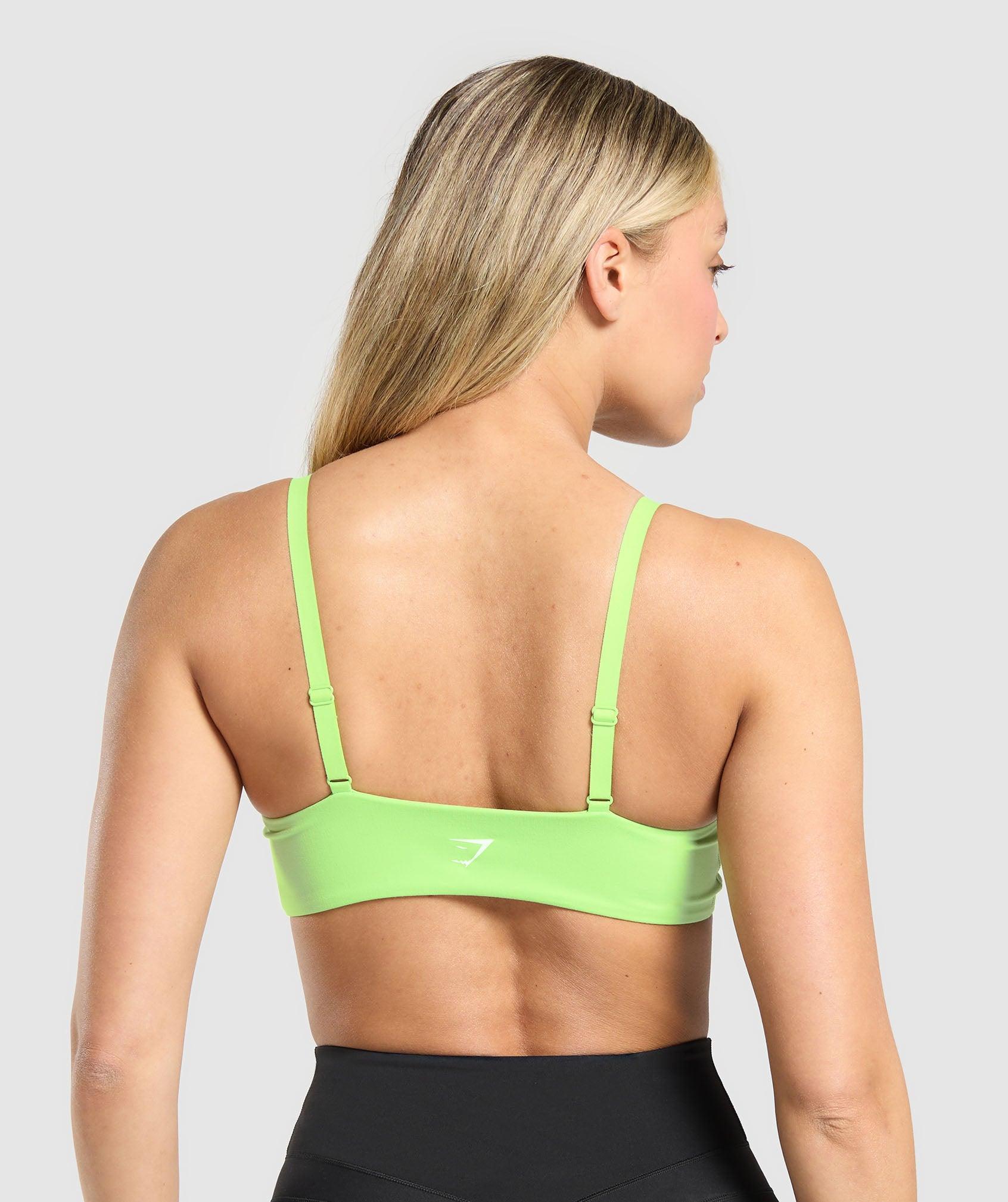 Gymshark Twist Front Bralette - Energy Gelato Green Female Product Image