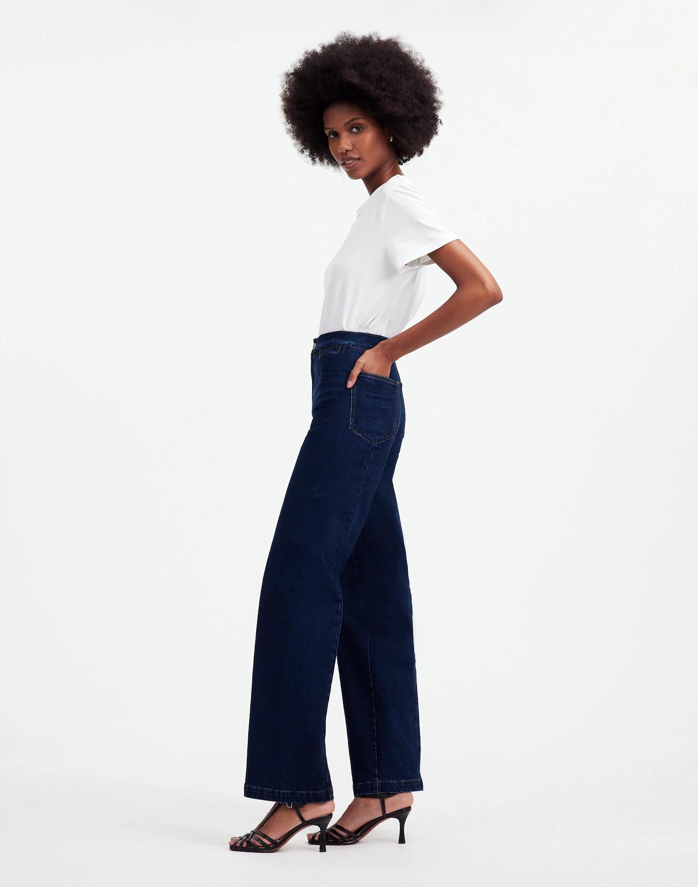 The Petite Emmett Wide-Leg Jean: Welt Pocket Edition Product Image