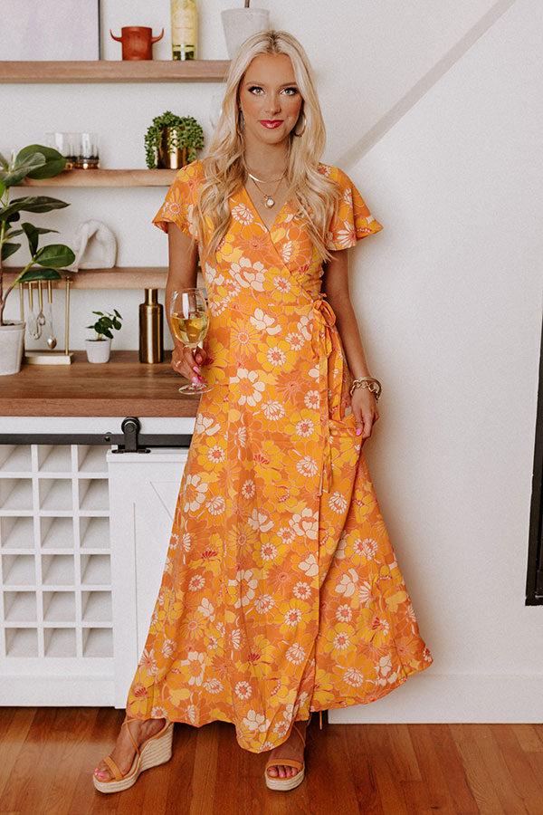 Walk Through The Garden Wrap Maxi Product Image