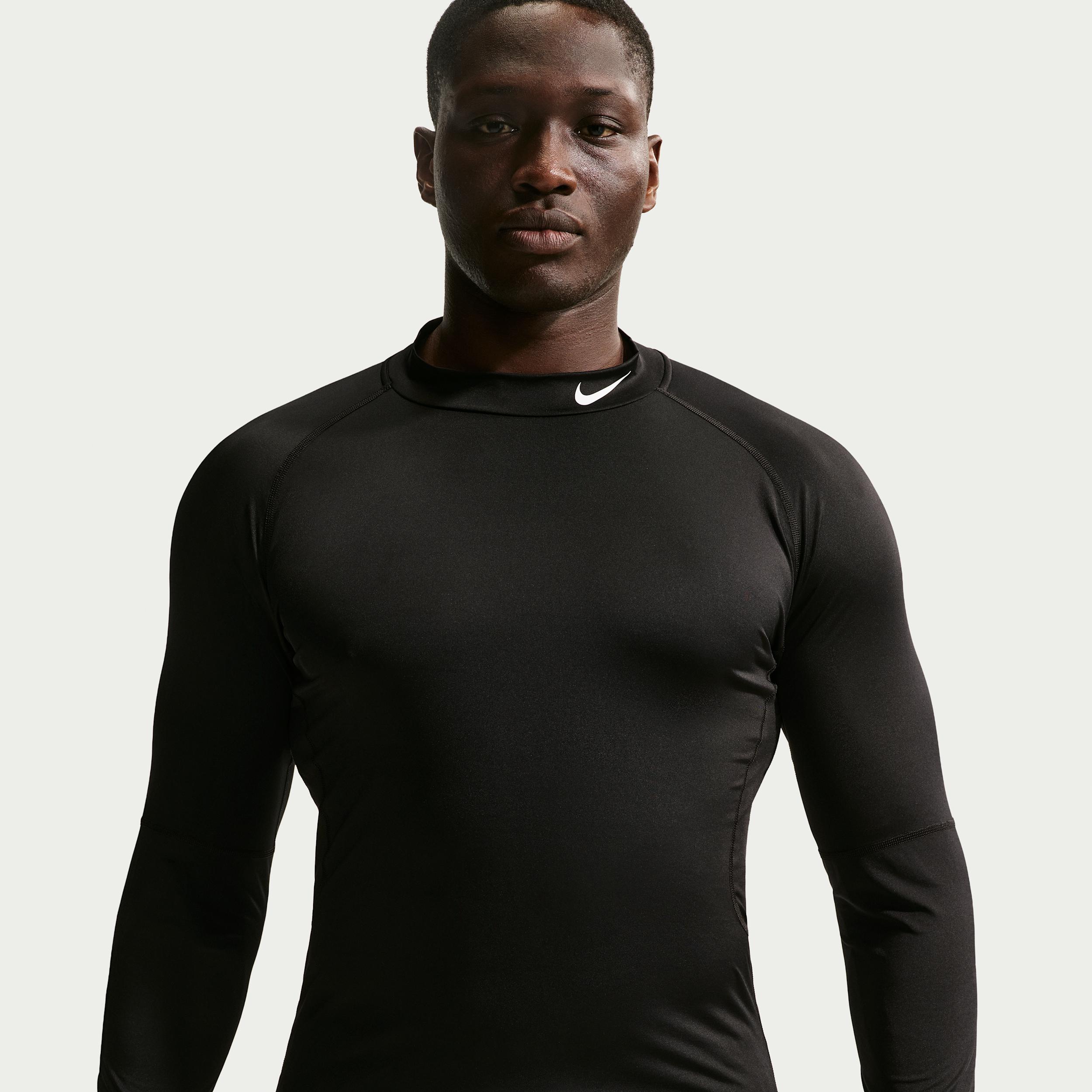 Men's Nike Pro Dri-FIT Fitness Mock-Neck Long-Sleeve Top Product Image