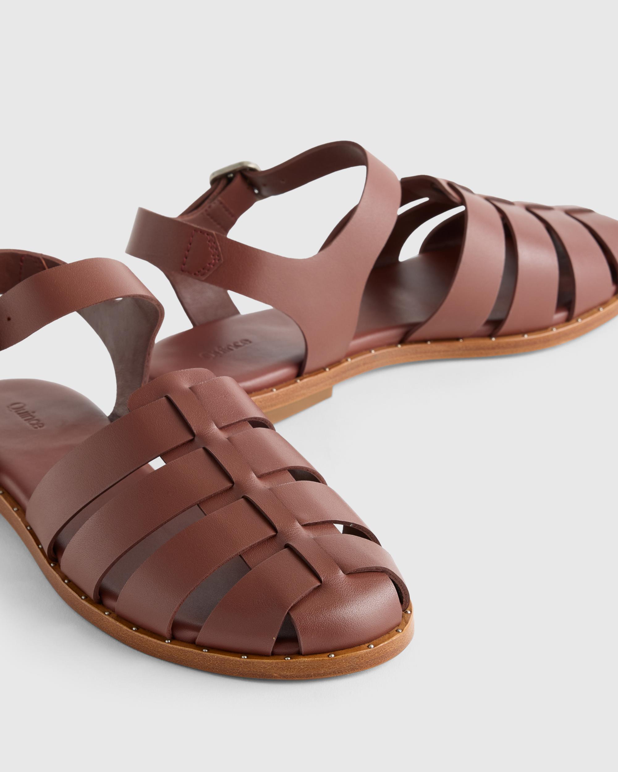 Quince | Women's Italian Leather Fisherman Sandal Product Image