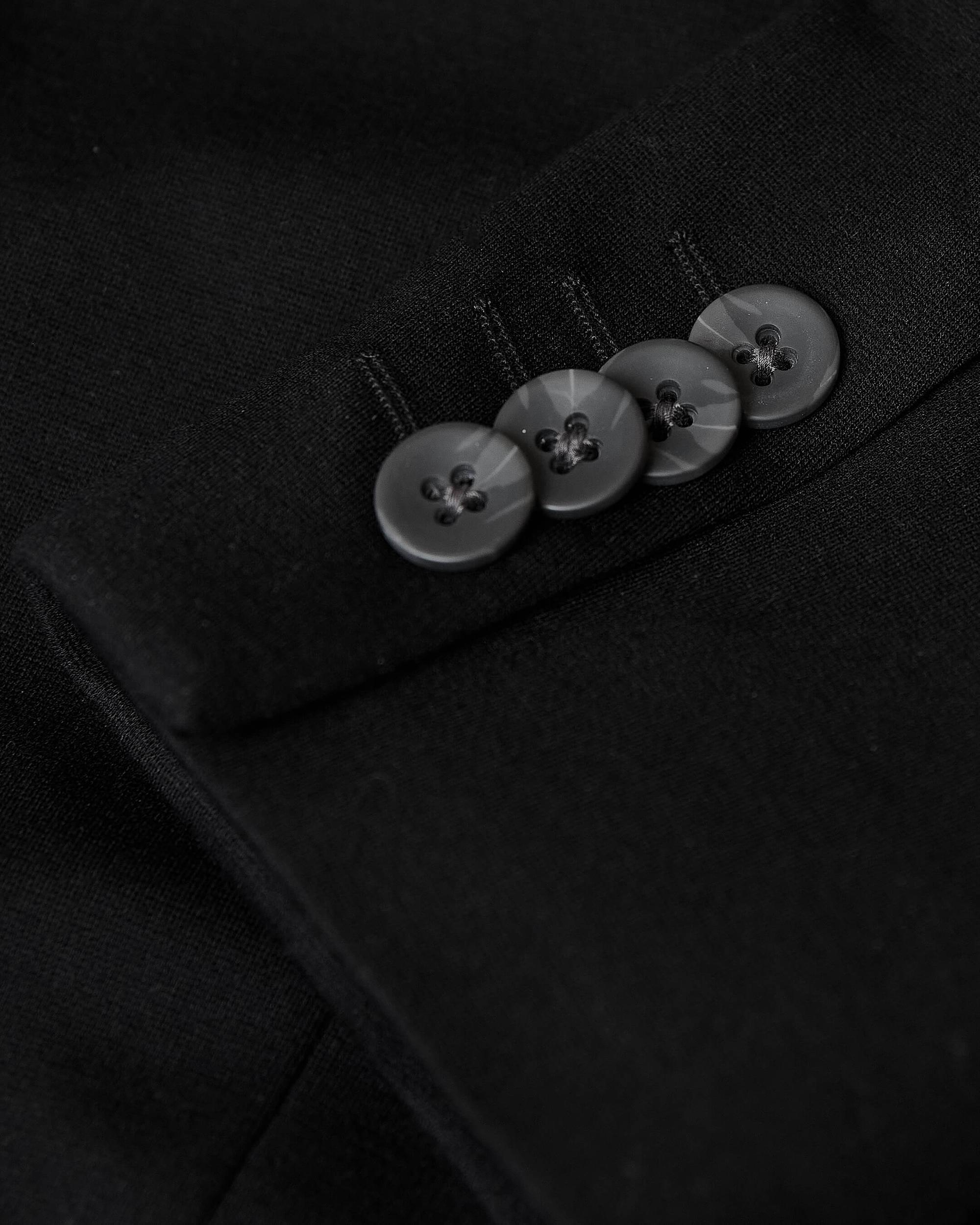 Black Comfort Knit Blazer Product Image