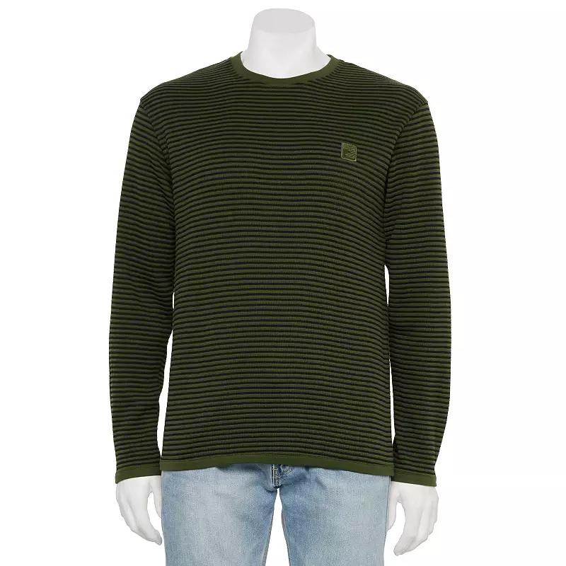Men's Laguna Long Sleeve Waffle Knit Tee, Size: Large, Blue Product Image