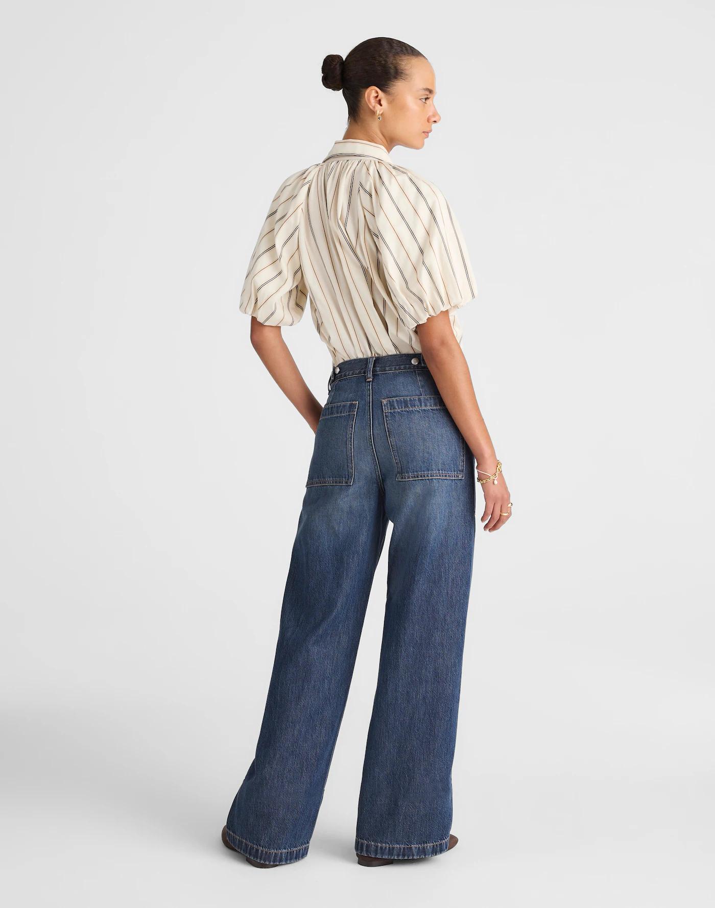 The Low-Slung Baggy Jean in Airy Denim Product Image