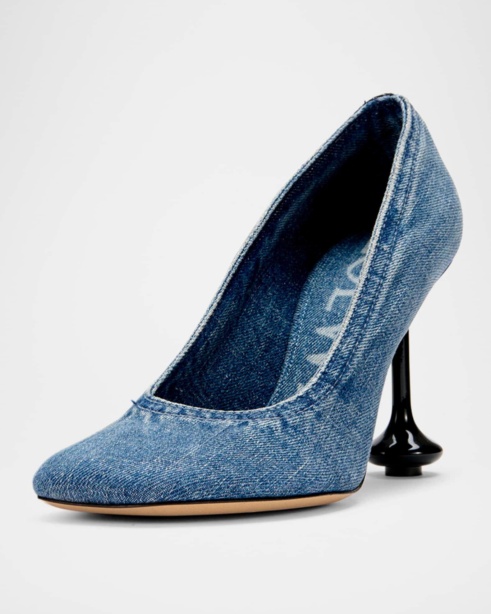 Toy Denim Drop Stiletto Pumps Product Image