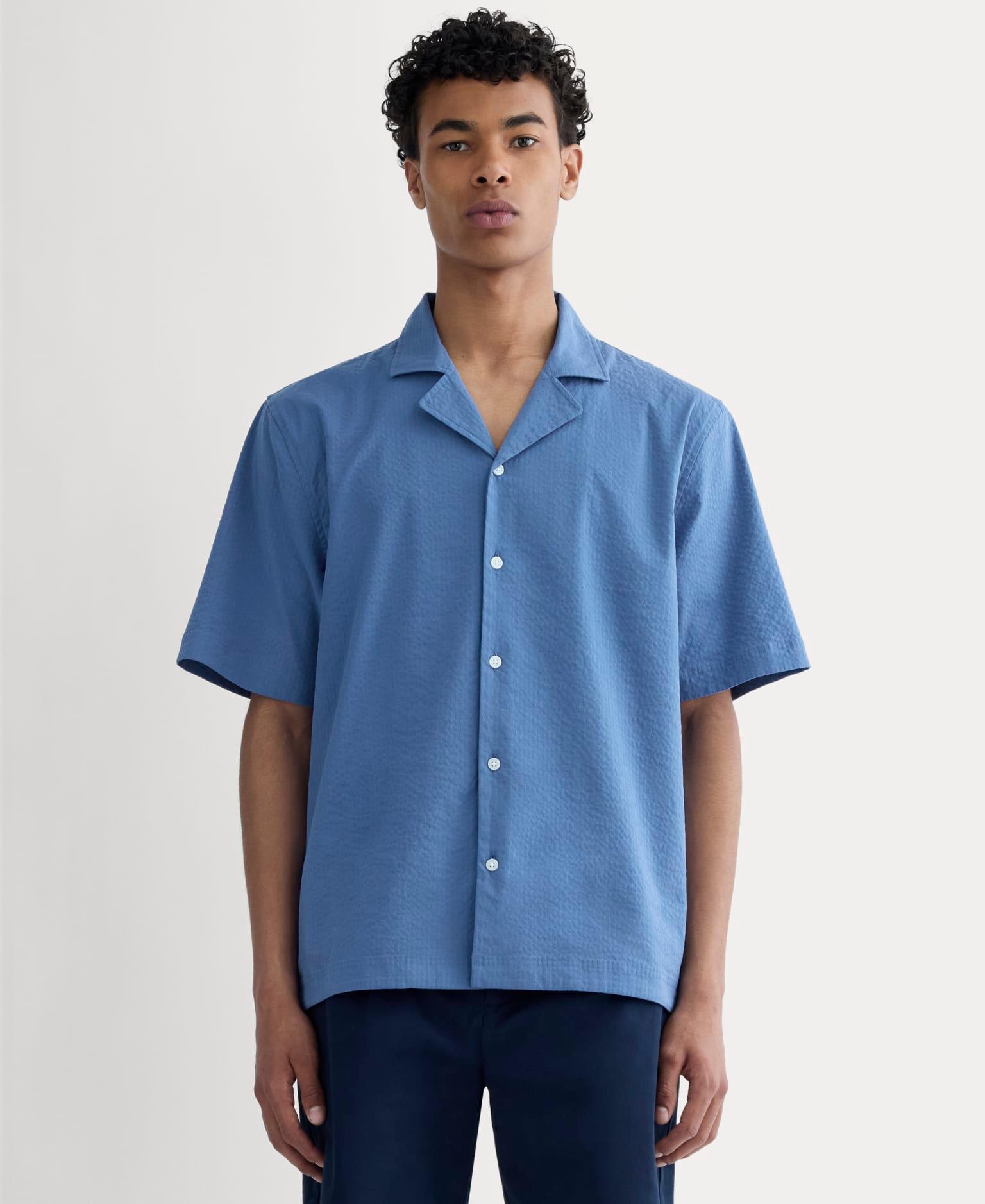 Mens Seersucker Resort Shirt by Everlane Product Image