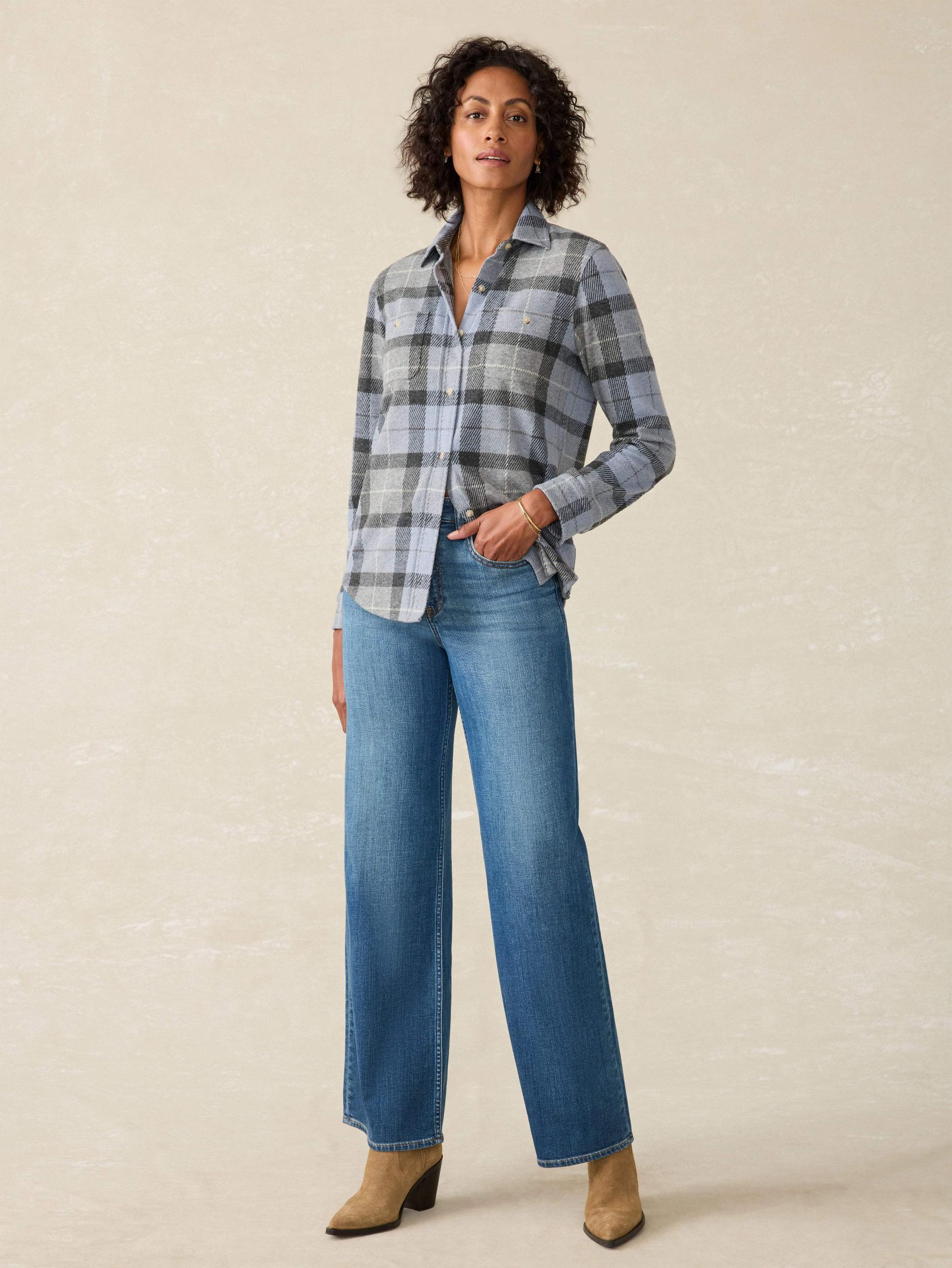 Legend™ Sweater Shirt - True North Plaid Female Product Image