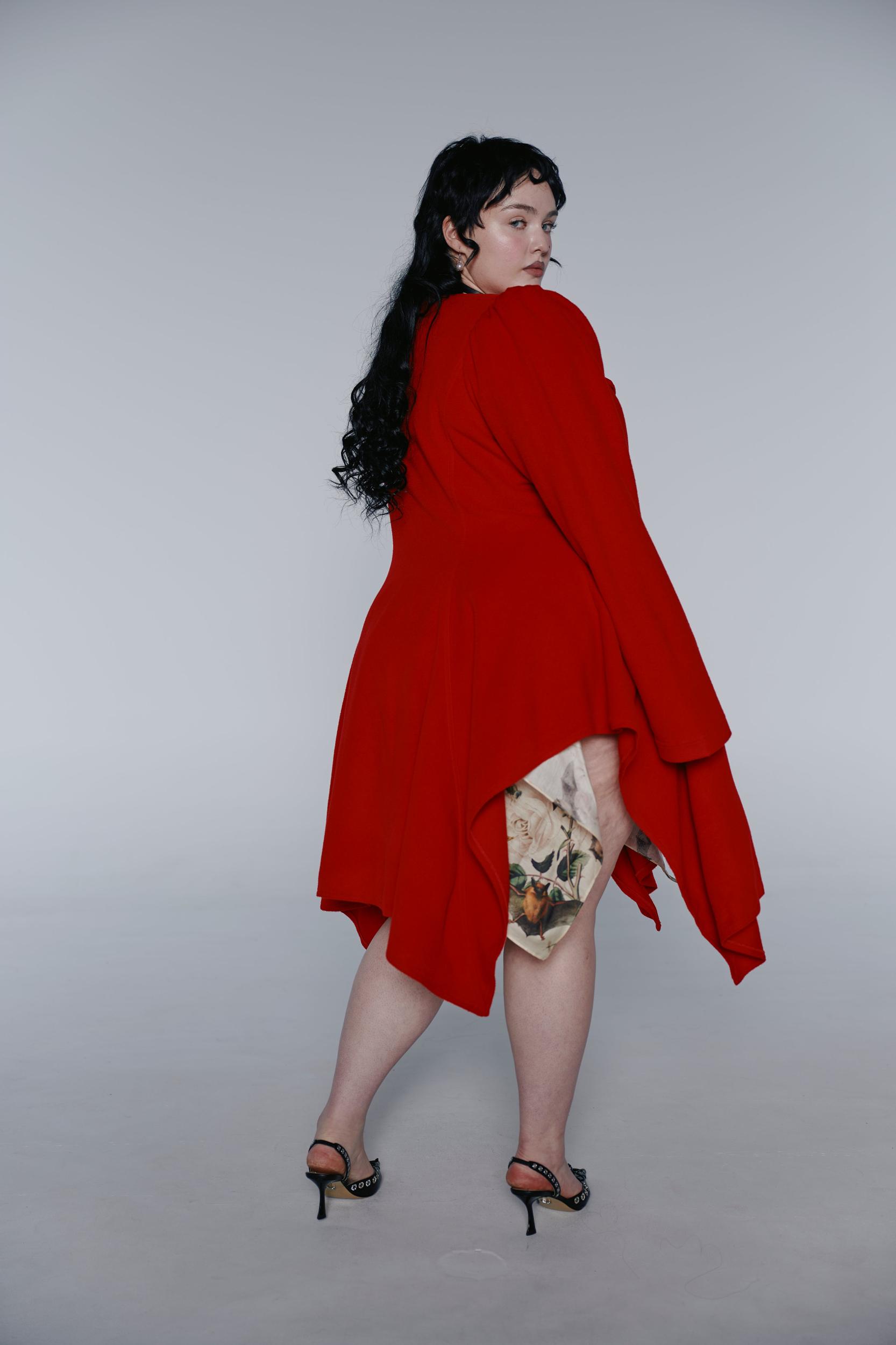 The Revolt Red Romantic Coat Product Image