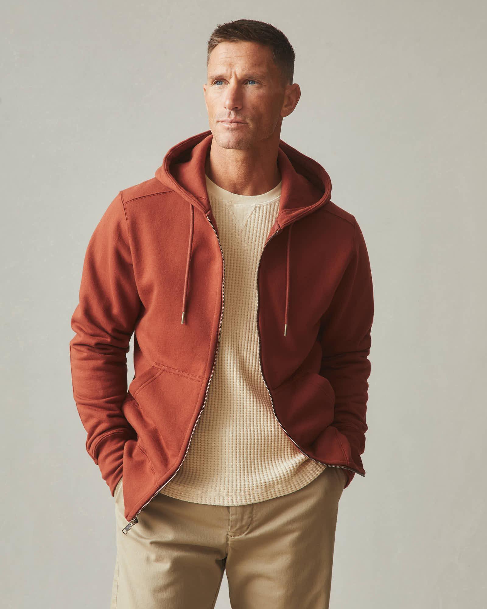 Men's Classic Full Zip - Smoked Paprika Product Image