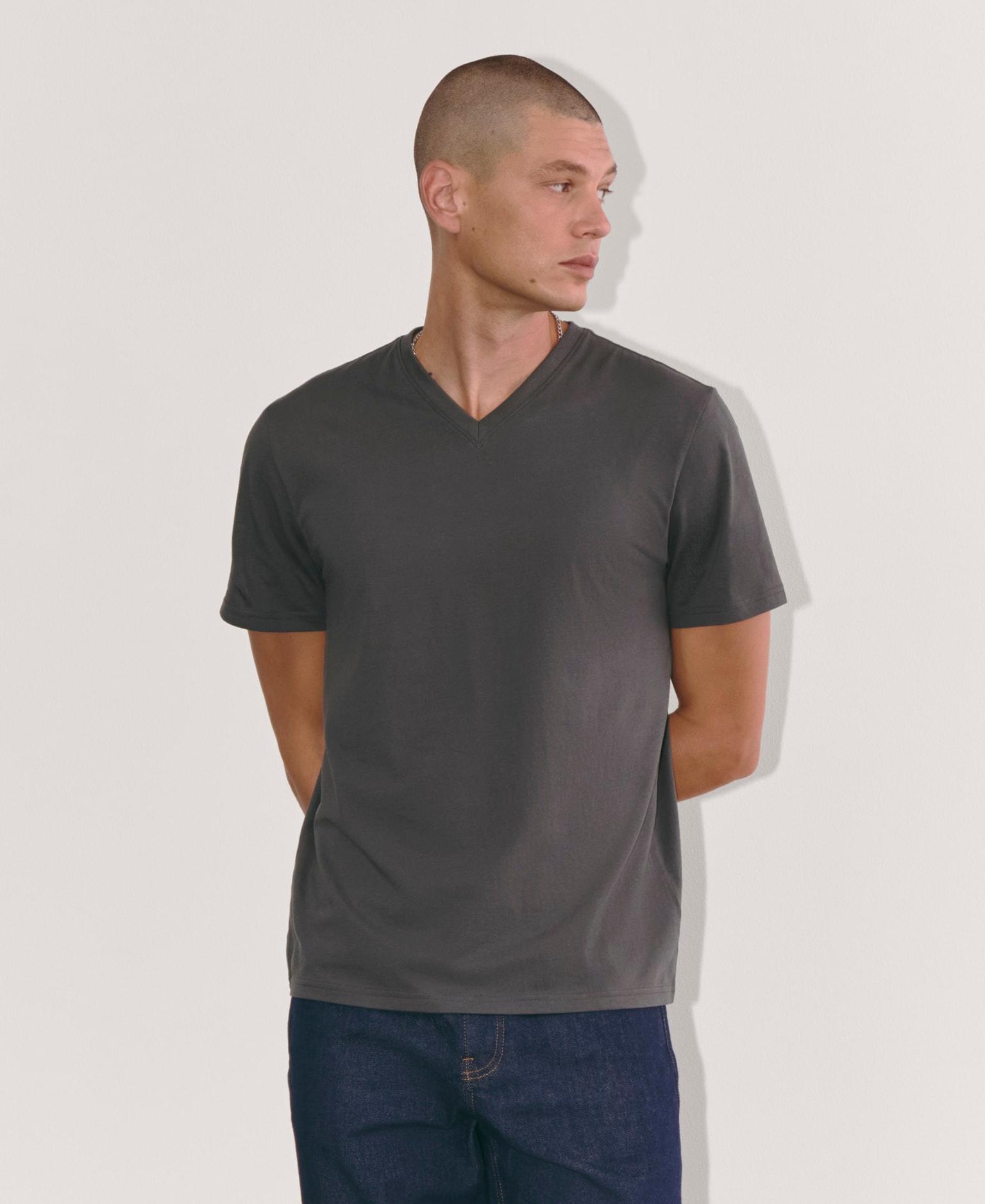 Mens Essential Organic V-Neck T-Shirt by Everlane Product Image