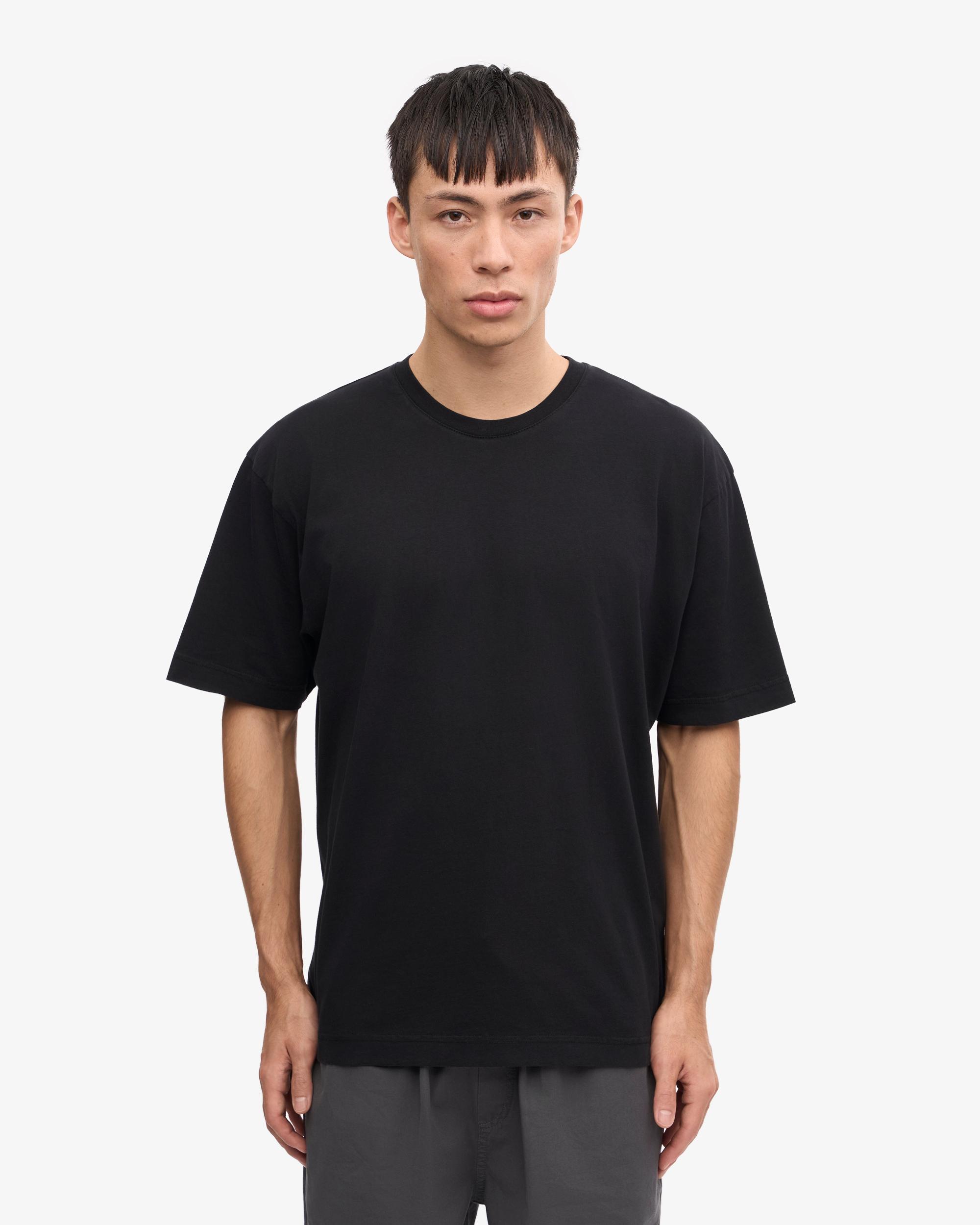 Oversized Organic T-Shirt - Deep Black Product Image