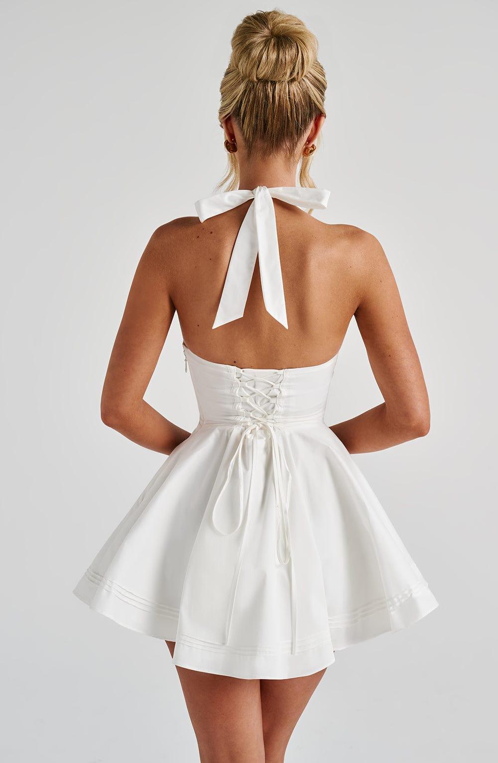 Doris Mini Dress - Ivory Product Image