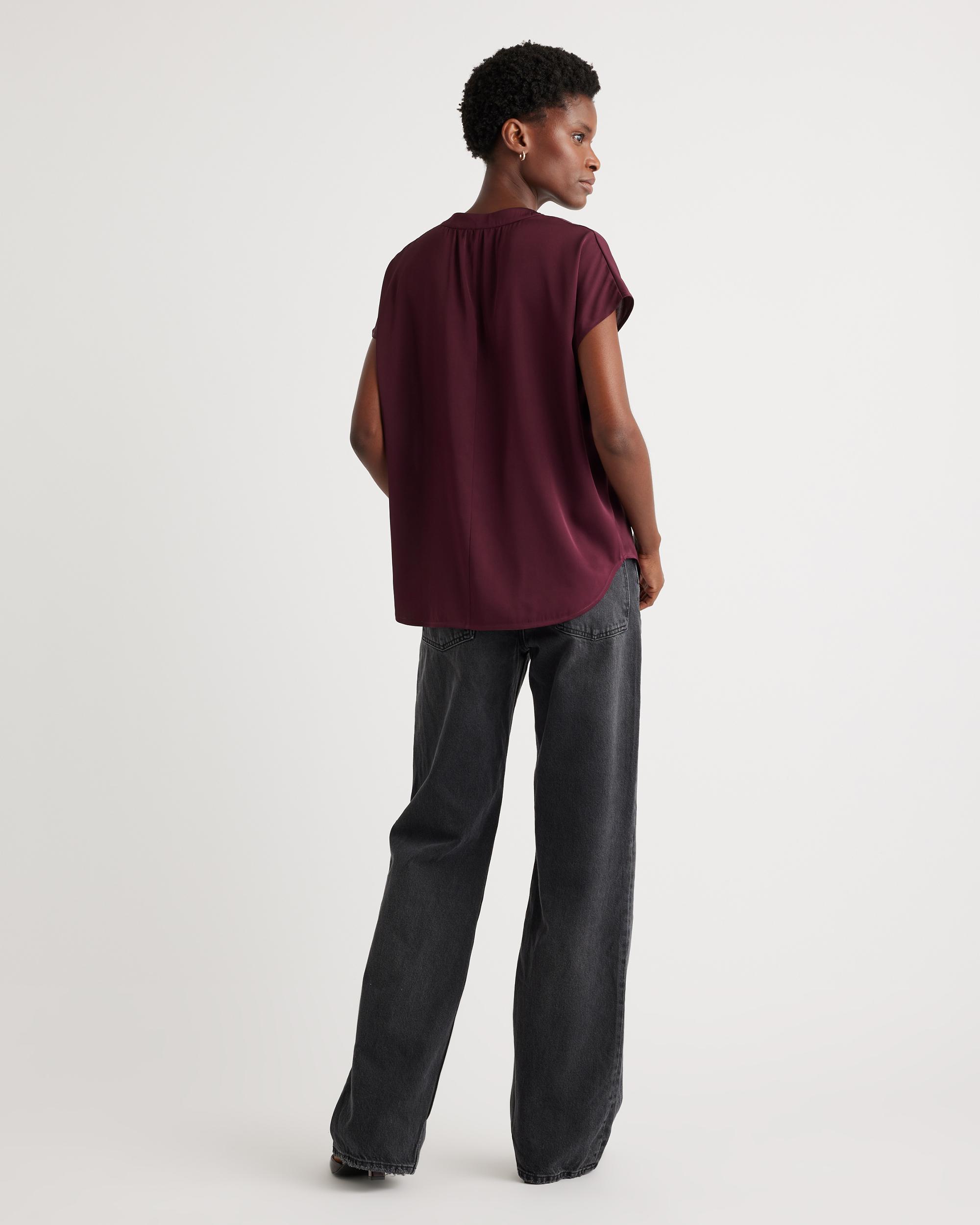 Quince | Women's Washable Stretch Silk Dolman Sleeve Blouse Mulberry Silk Product Image