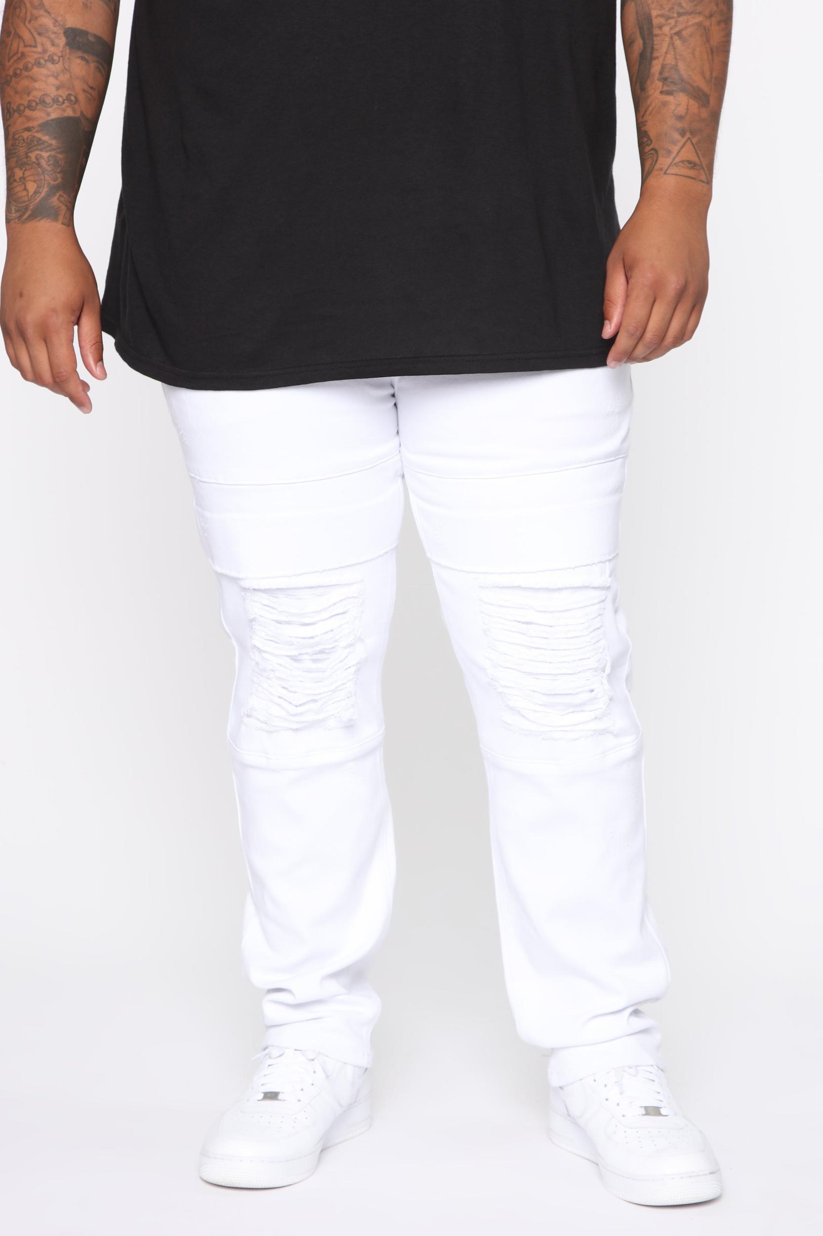 Reel It In Skinny Jean - White Product Image