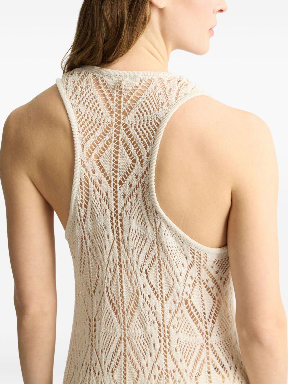 crochet-knit dress Product Image