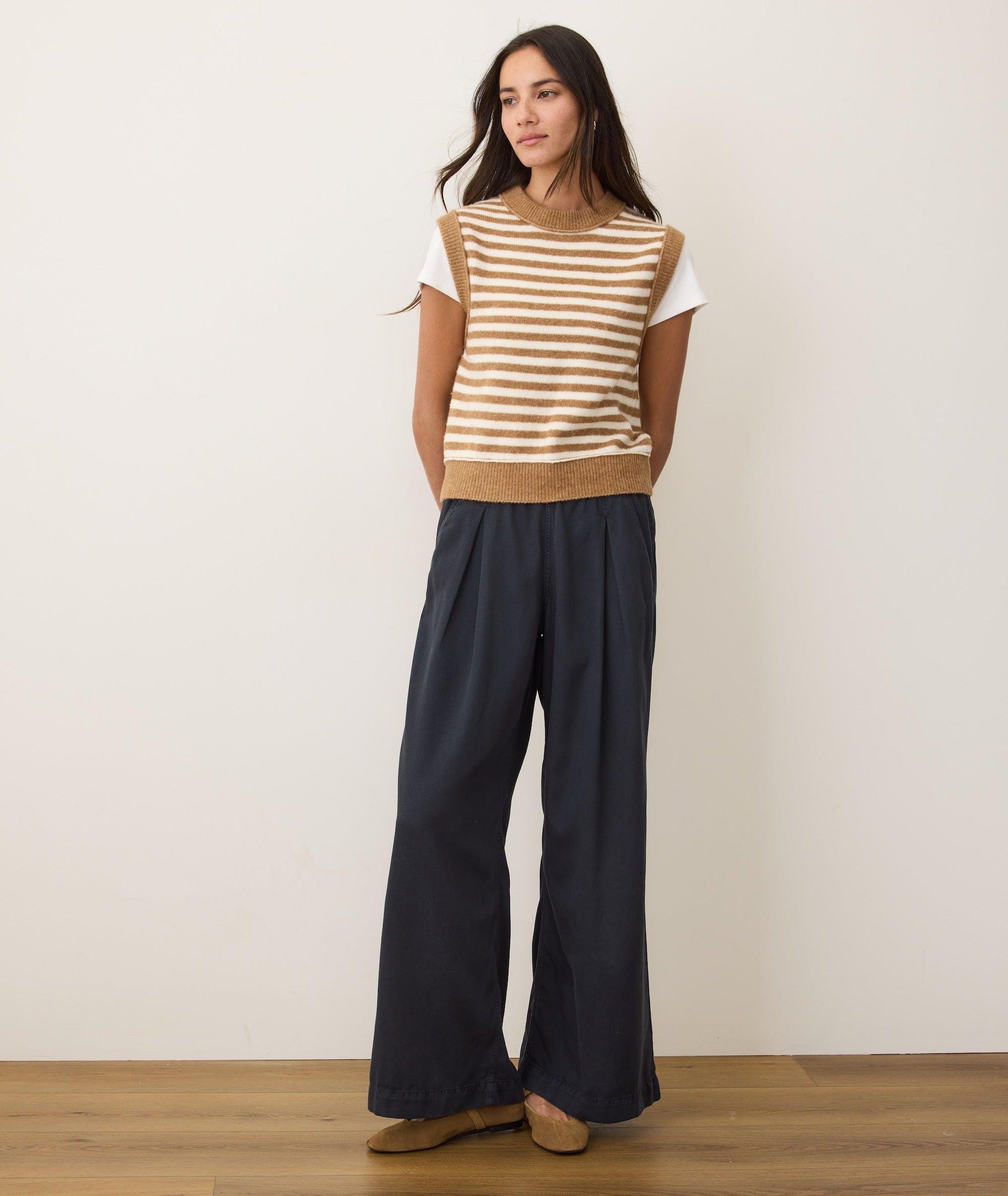 Allison Pleated Wide Leg Trouser Product Image