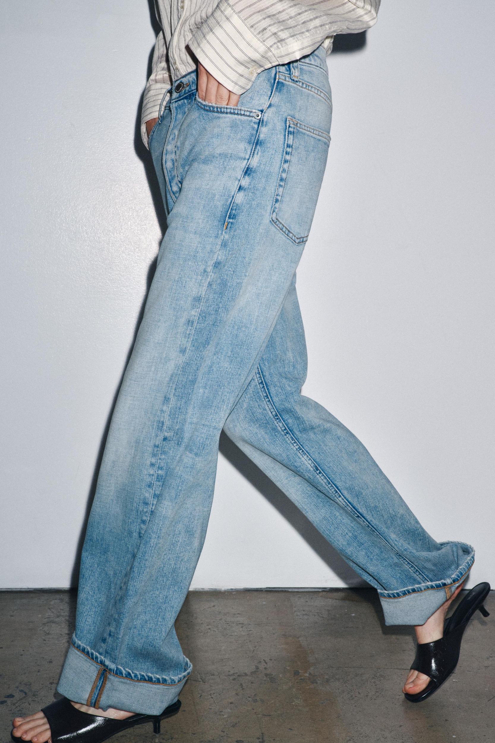 ZW COLLECTION LOW-RISE BAGGY JEANS Product Image