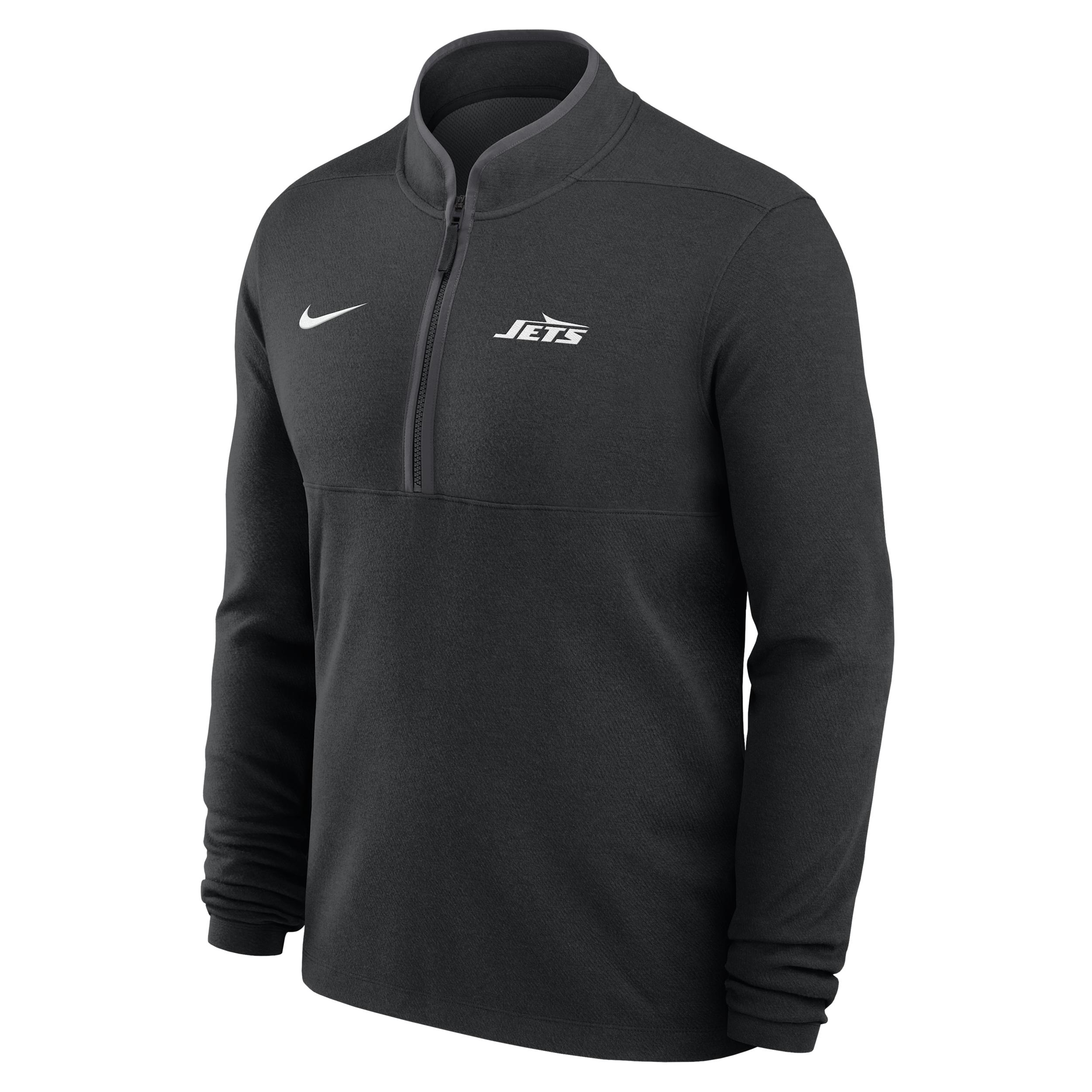 Jacksonville Jaguars Logo Victory Nike Men's Dri-FIT NFL 1/2-Zip Long-Sleeve Top Product Image