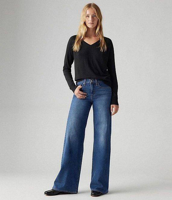 Levi's® 318 Shaping Mid Rise Wide Leg Jeans Product Image