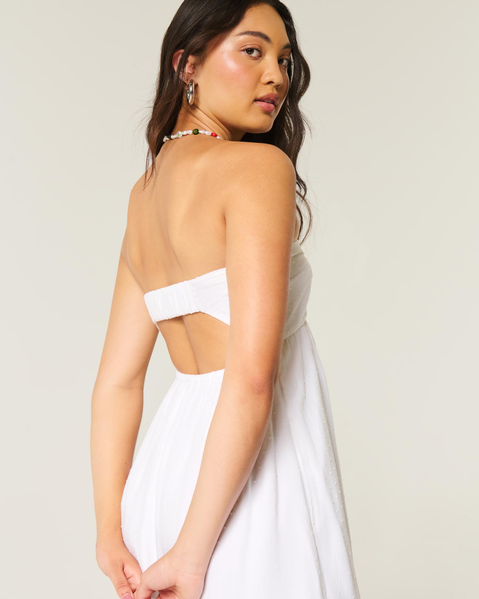 Strapless Twist Bust Maxi Dress Product Image