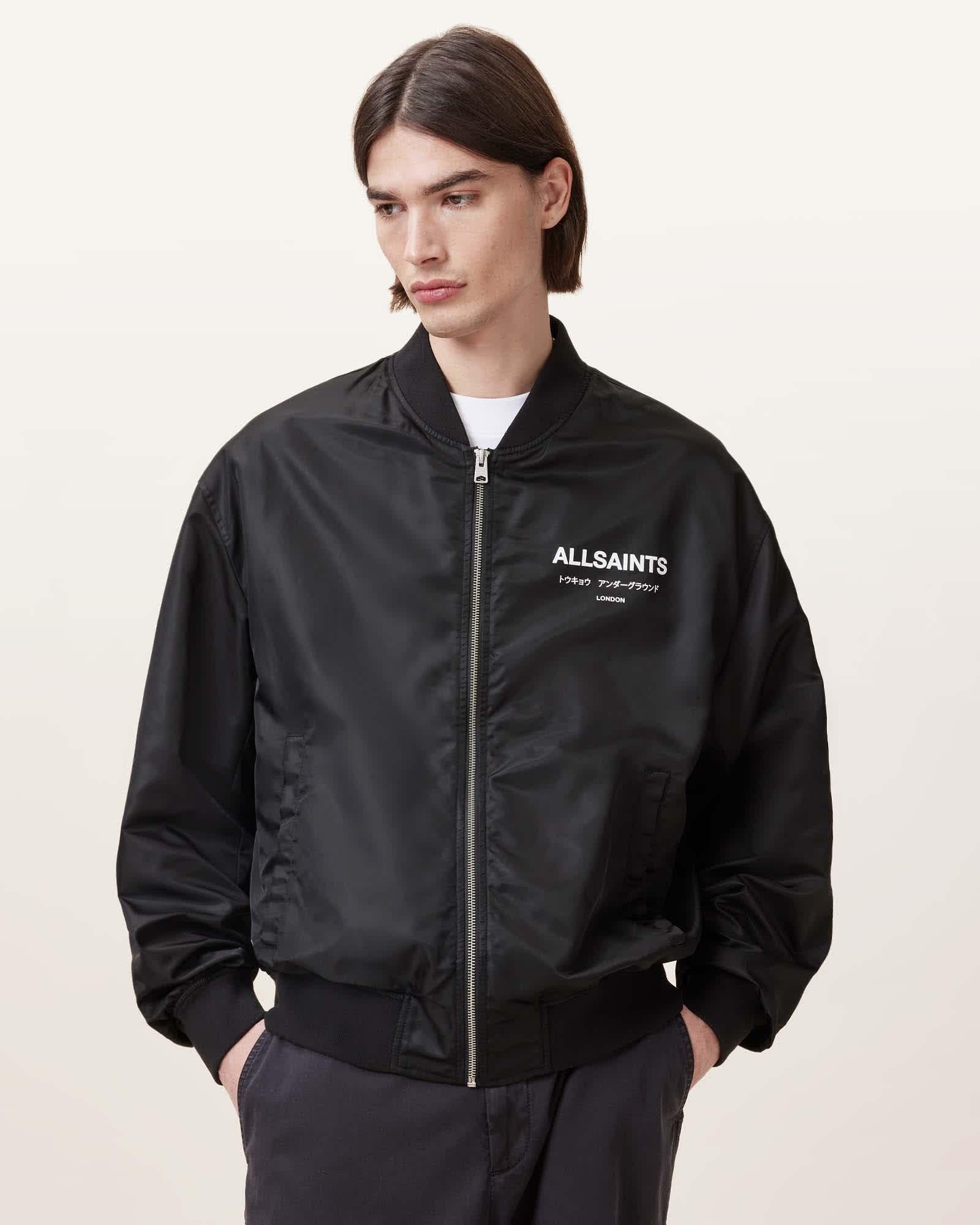 Underground Relaxed Fit Bomber Jacket Product Image