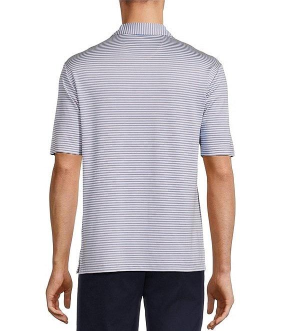 Roundtree & Yorke Performance Stripe Polo Shirt Product Image