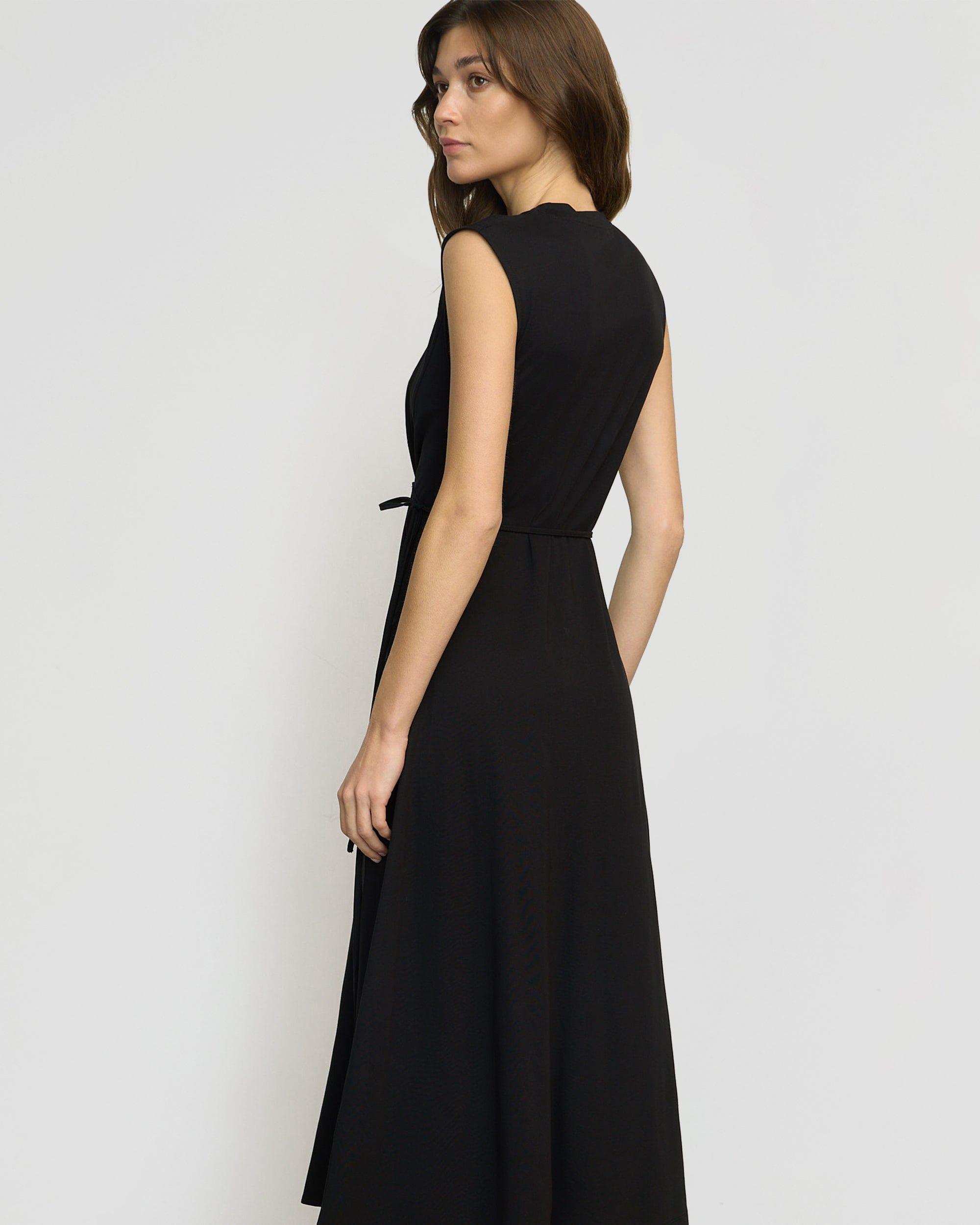 Agnes Twist-Drape Jersey Dress Product Image