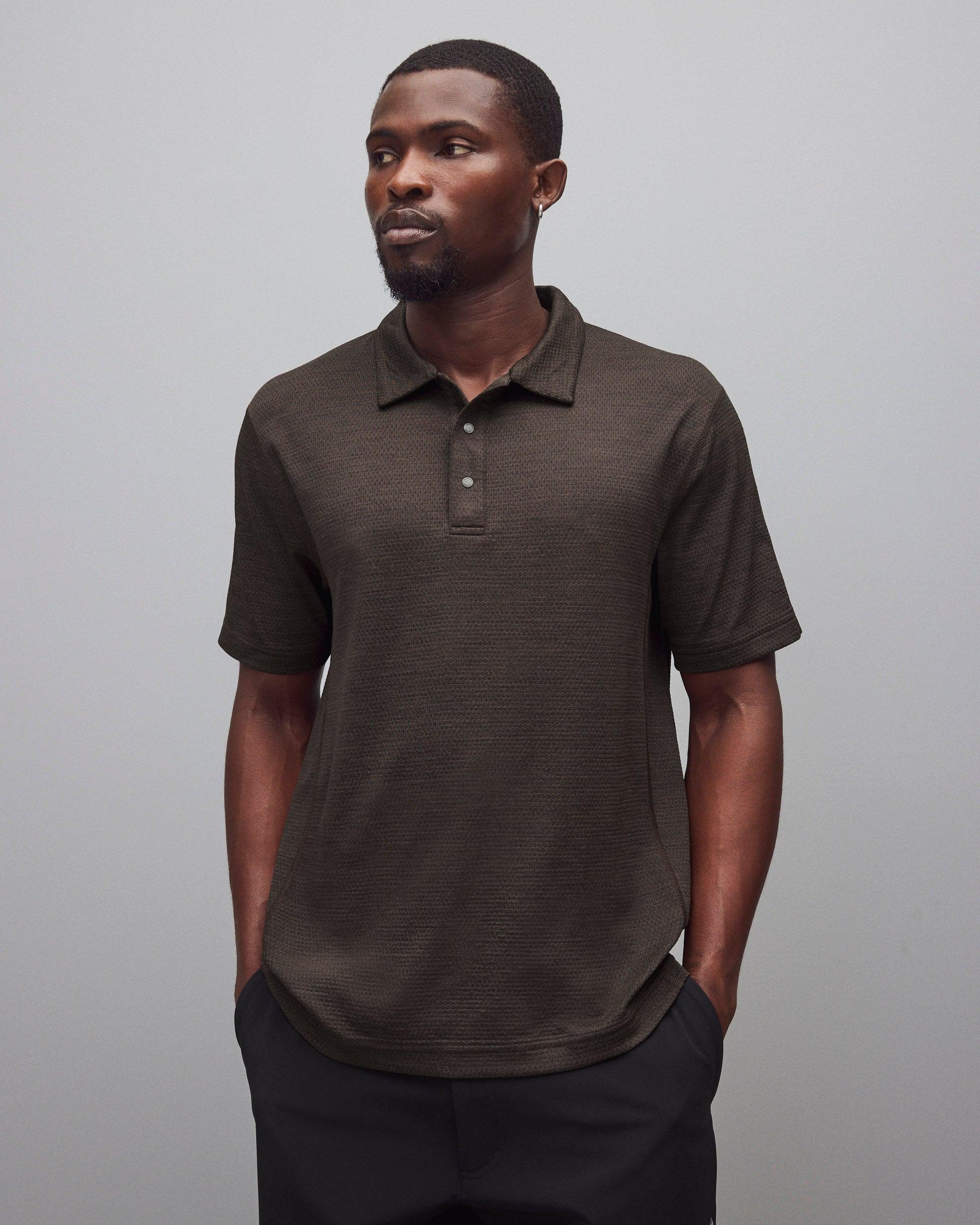 Supima Pique Ace Polo Male Product Image