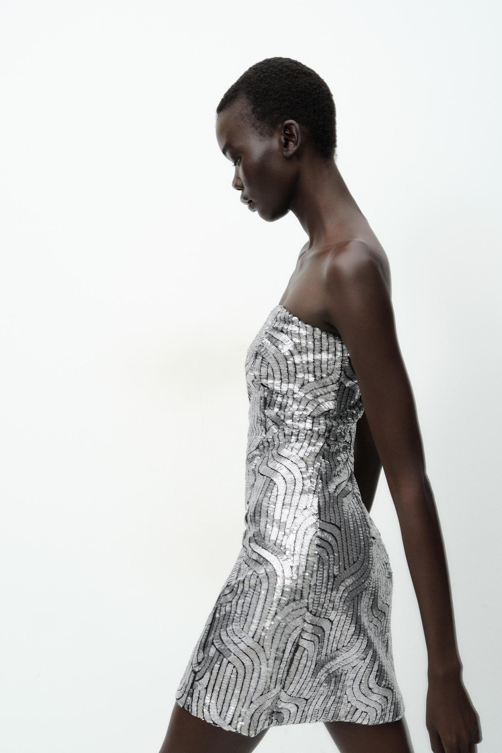 SEQUIN MINI DRESS Product Image