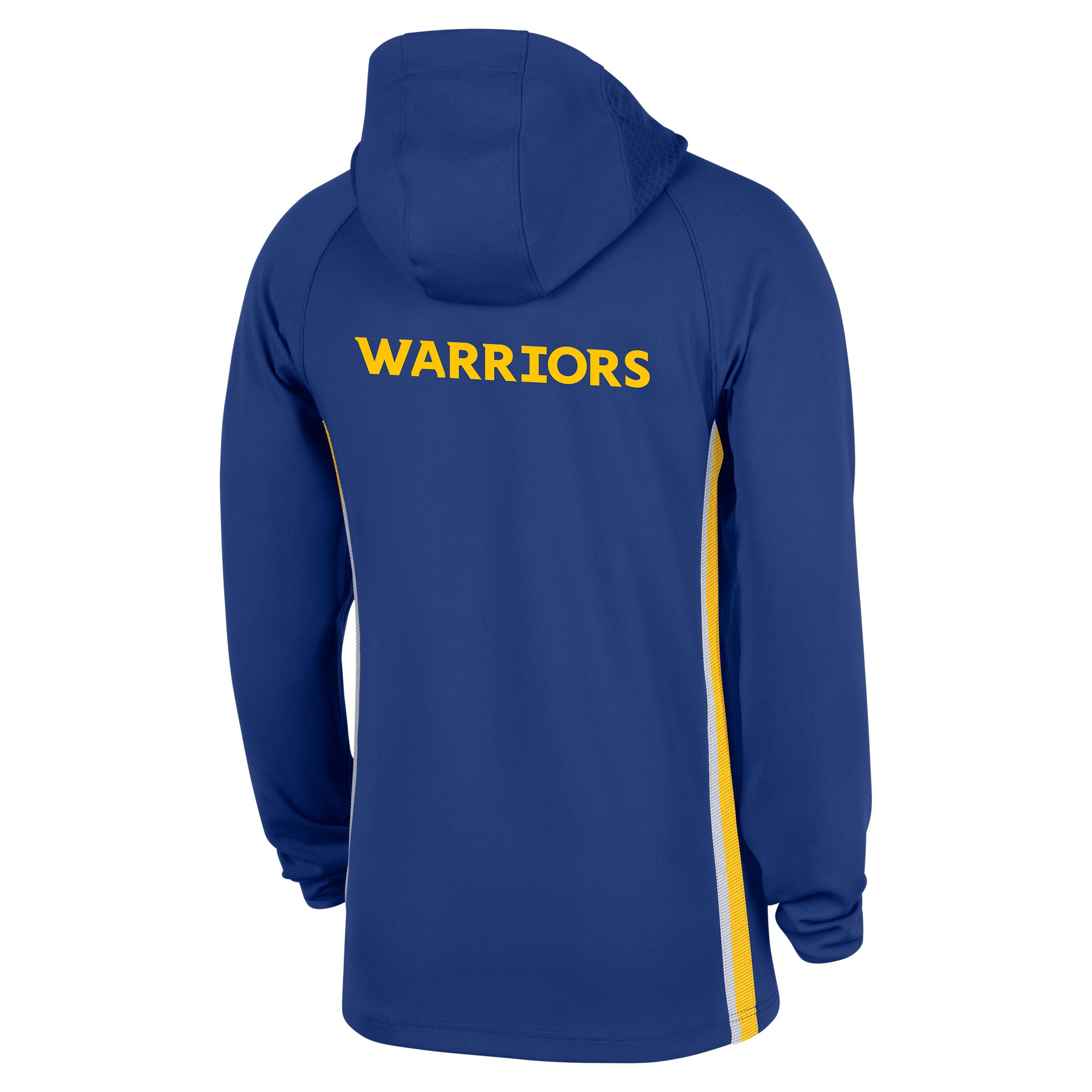 Golden State Warriors Zoned Nike Men's Dri-FIT NBA 1/4-Zip Hoodie Product Image