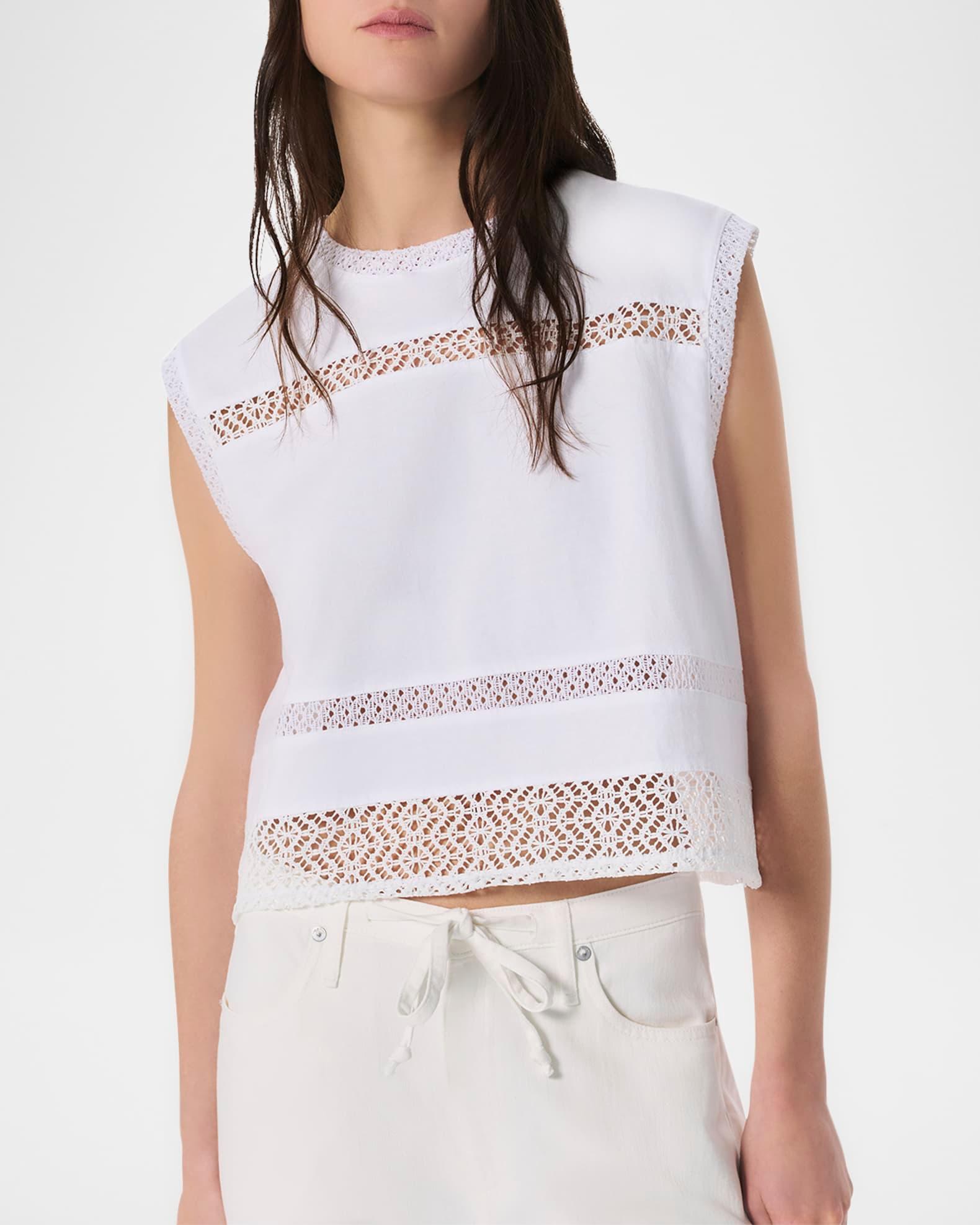 Rosie Embroidered Muscle Tank Top Product Image