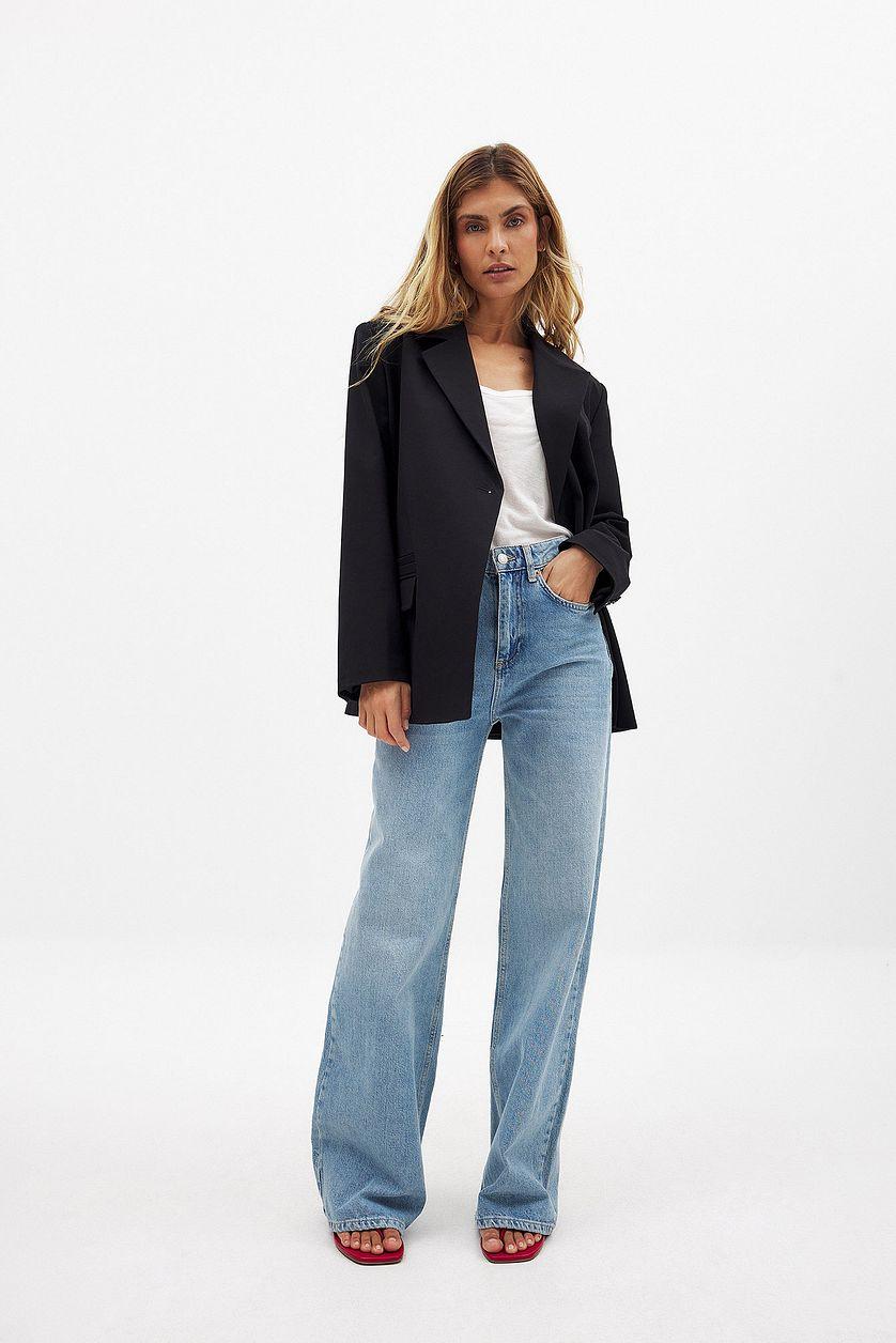 Regular Blazer With Overlap Product Image