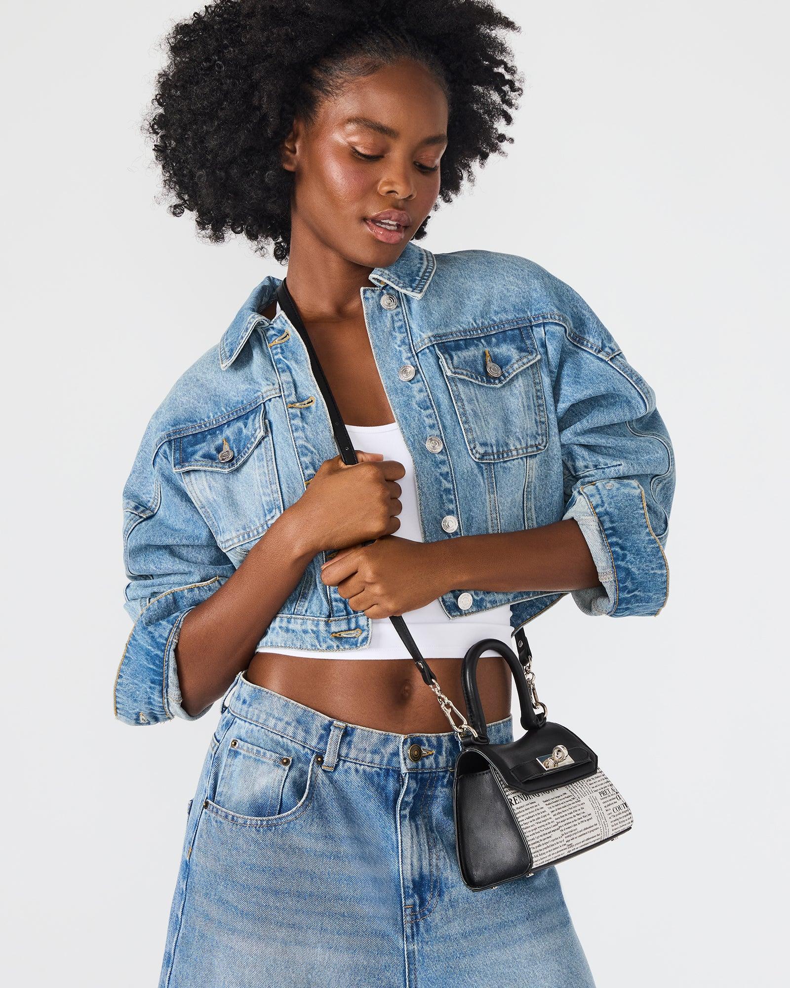 MADLYN BAG BLACK/WHITE Female Product Image