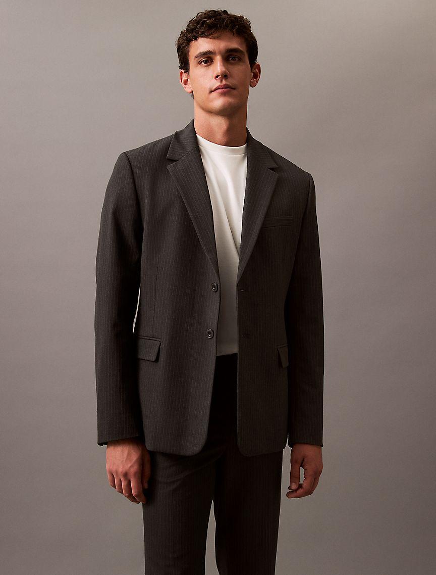 Refined Stretch Pinstripe Slim Trouser Product Image