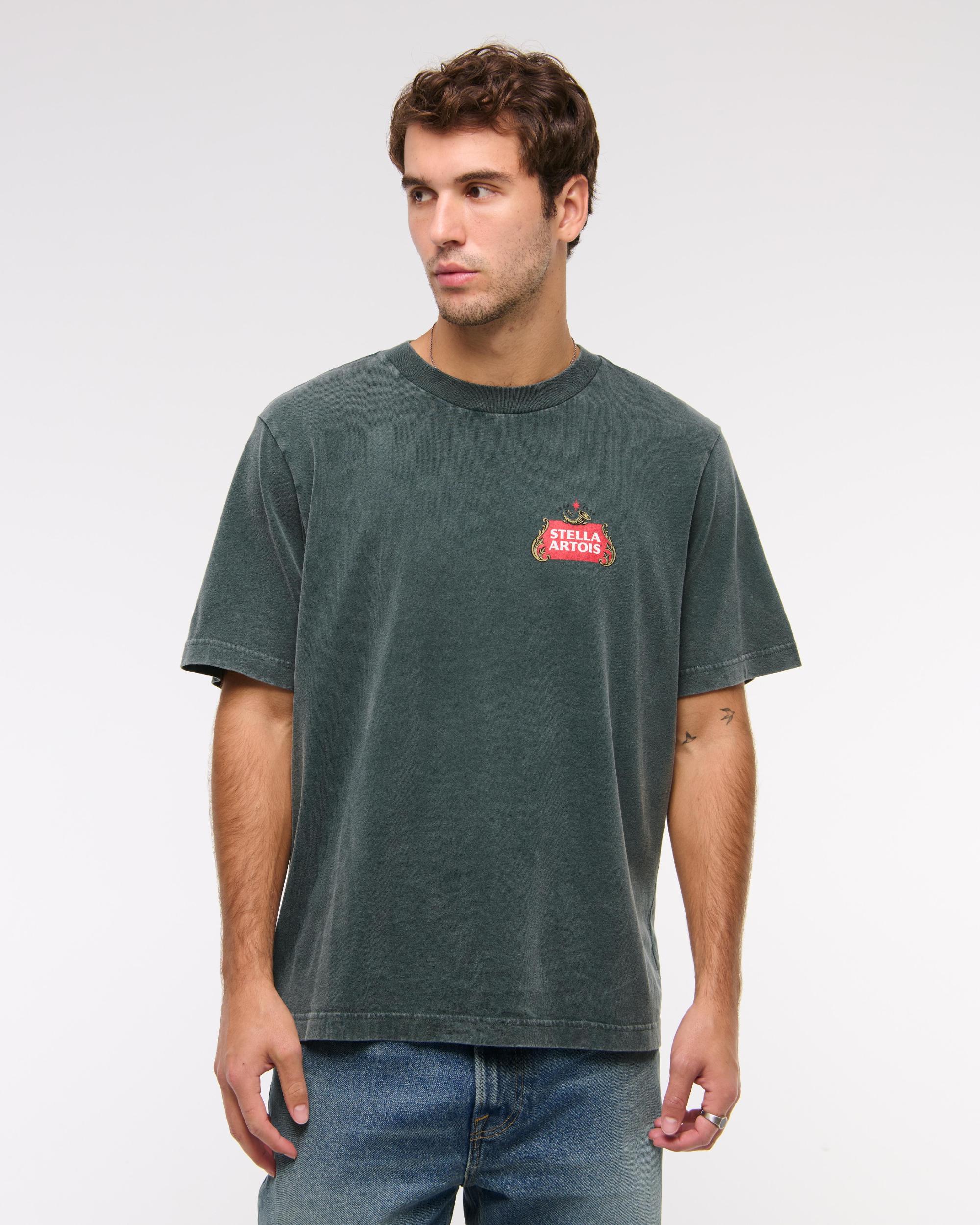 Pabst Blue Ribbon Vintage-Inspired Graphic Tee Product Image