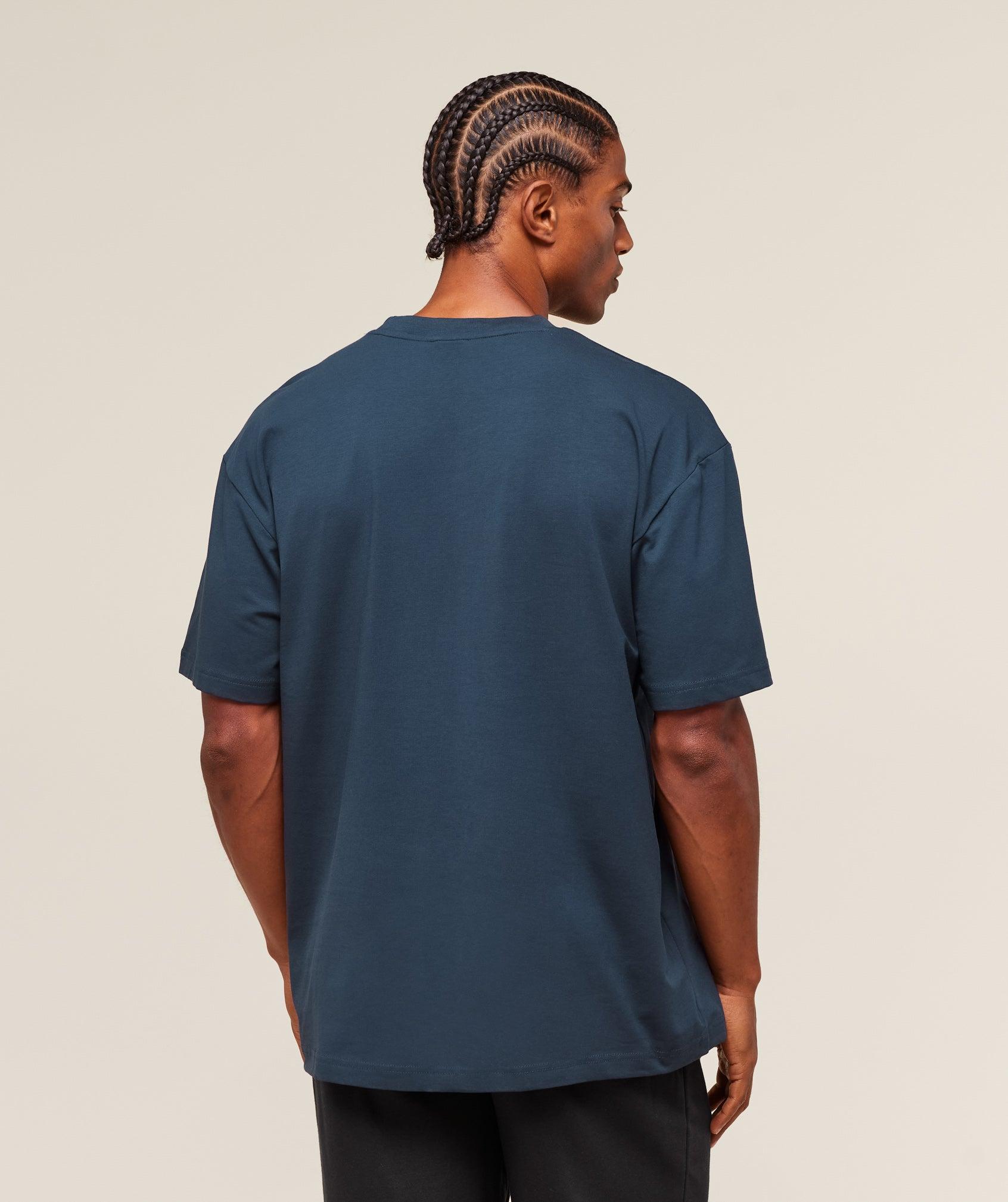 Gymshark Essential Oversized T-Shirt - Navy Male Product Image