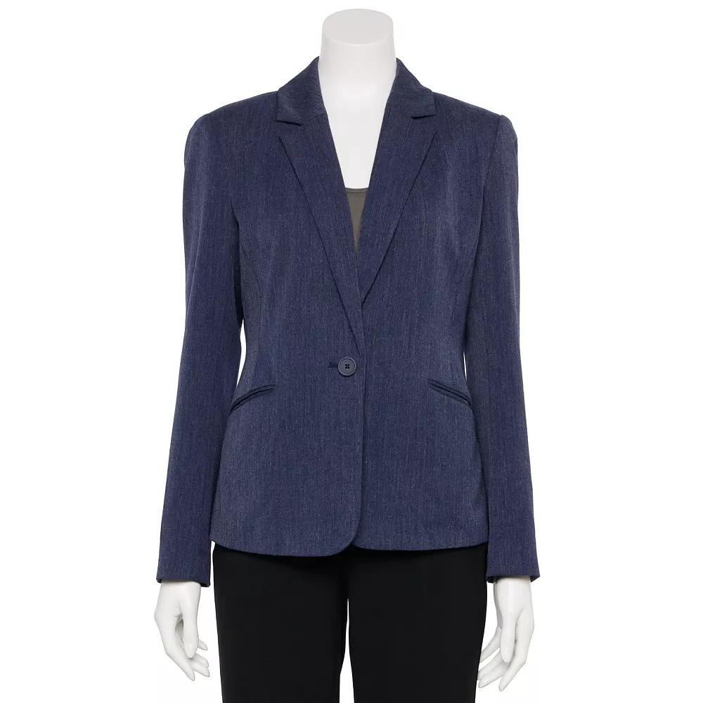 Women's Nine West Adaptive Classic Single Button Blazer,  Product Image