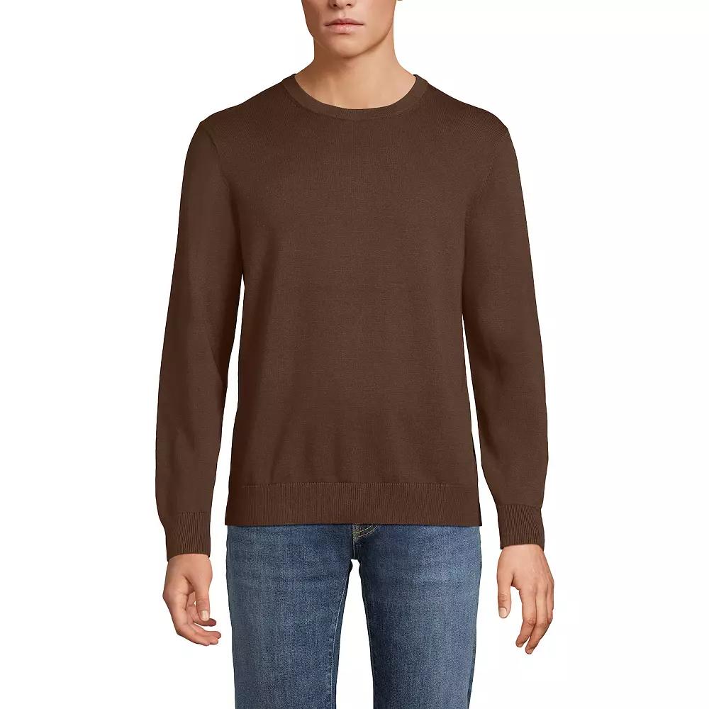 Big & Tall Lands' End Fine Gauge Crewneck Sweater, Men's,  Product Image