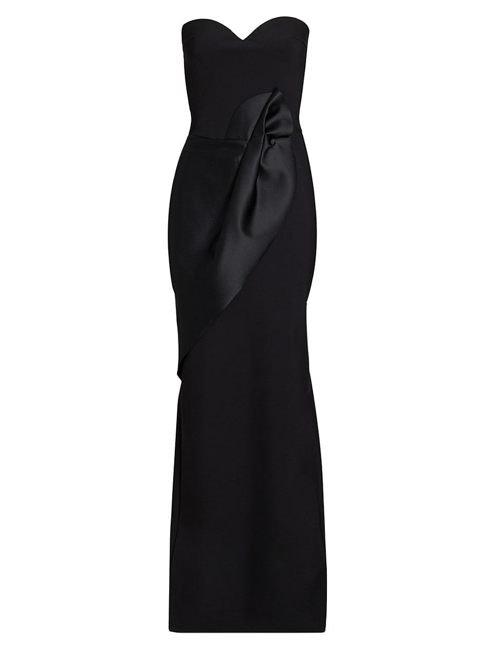 Womens Chrysshui Ra Satin-Jersey Strapless Gown Product Image