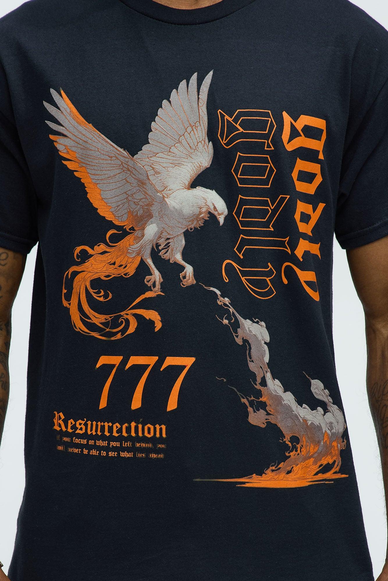 Godly Resurrection Short Sleeve Tee - Black Product Image