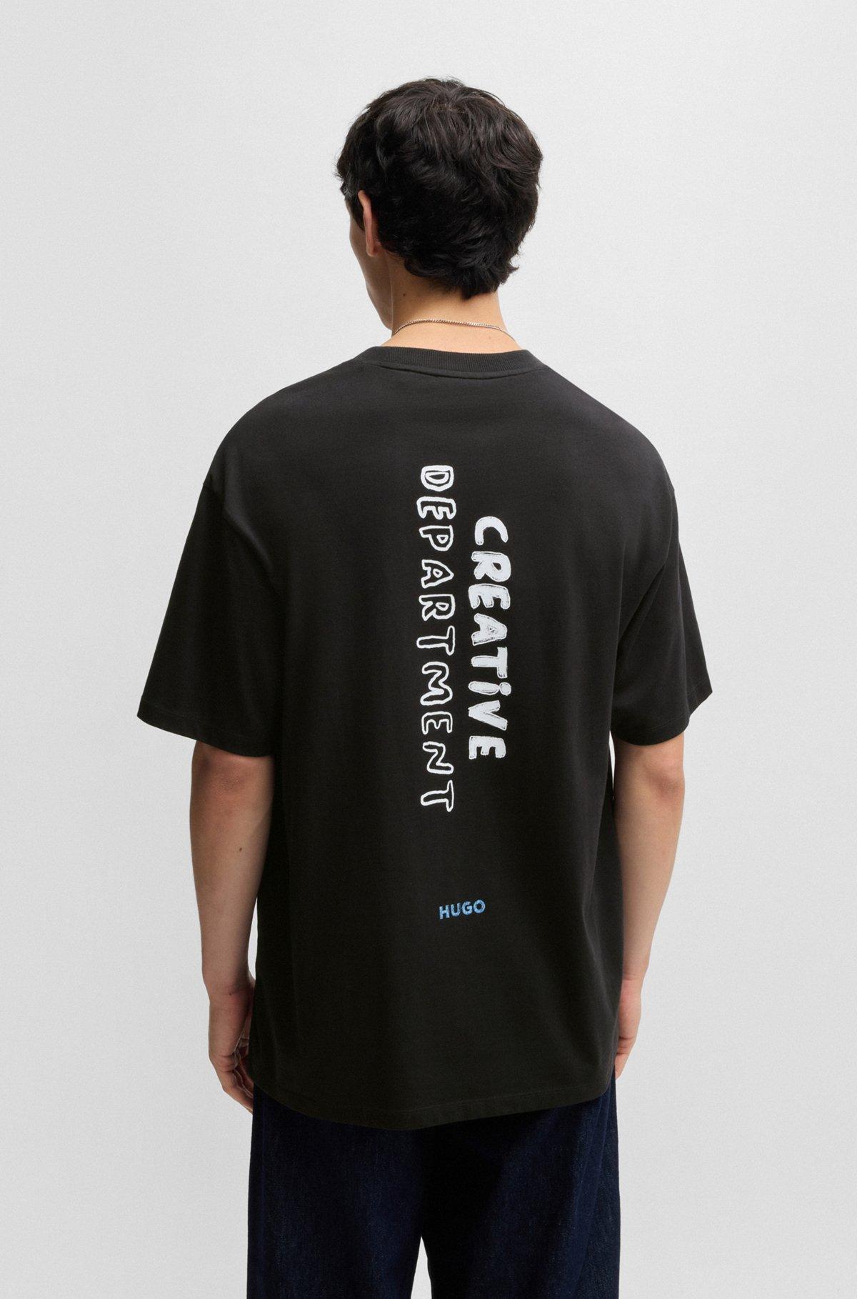 Cotton-jersey T-shirt with seasonal artwork Product Image