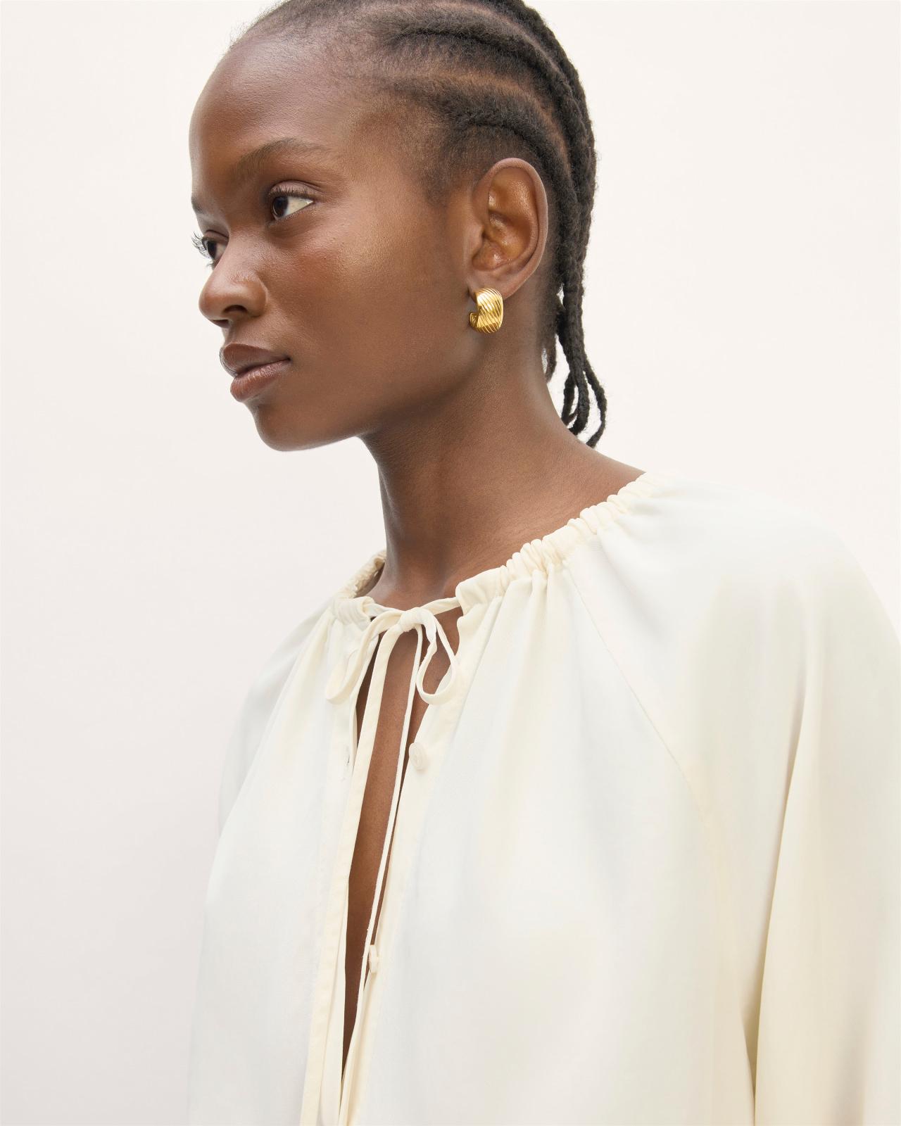 The Gathered Shirt in Butterlite Product Image