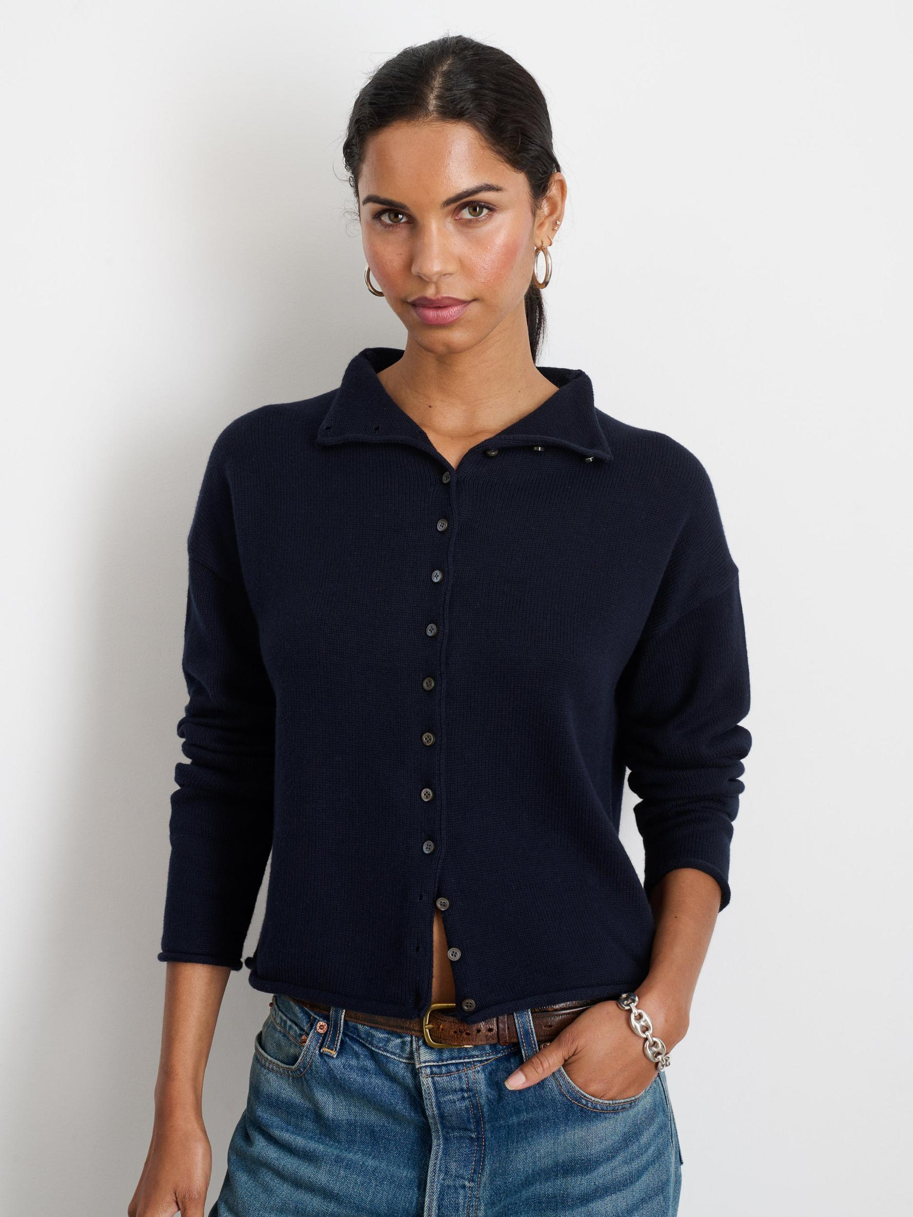 Taylor Cardigan In Cotton Cashmere Product Image