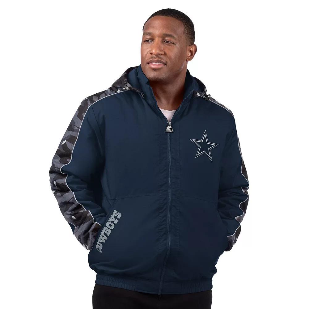 Men's Starter Black New Orleans Saints Thursday Night Gridiron Full-Zip Jacket,  Product Image