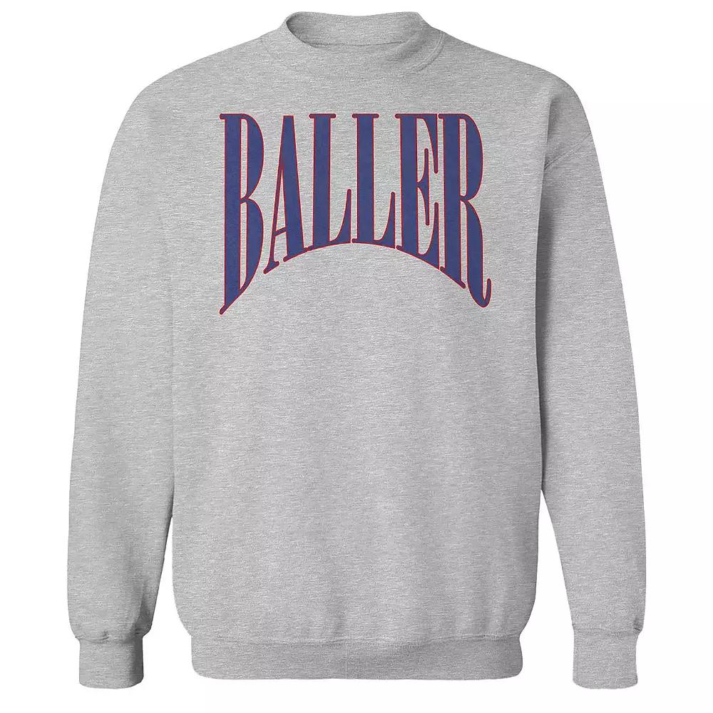 Men's Baller Graphic Fleece, Size: XL, Sport Grey Product Image